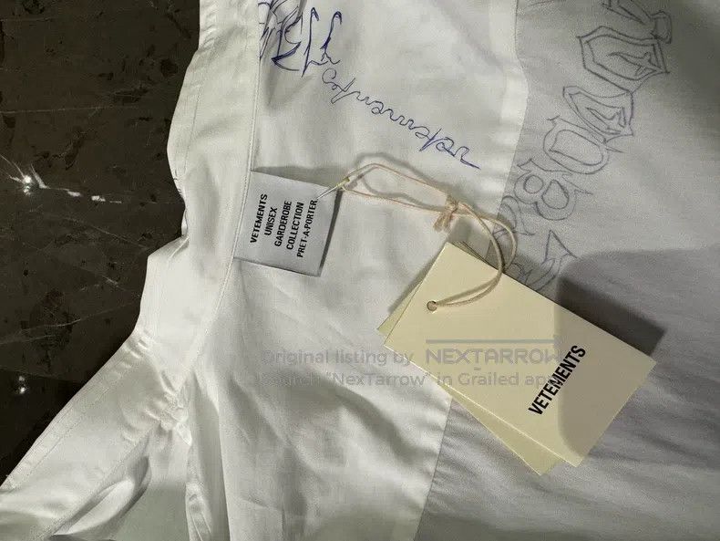Vetements Vetements Shirt Size US S / EU 44-46 / 1 - 3 Thumbnail