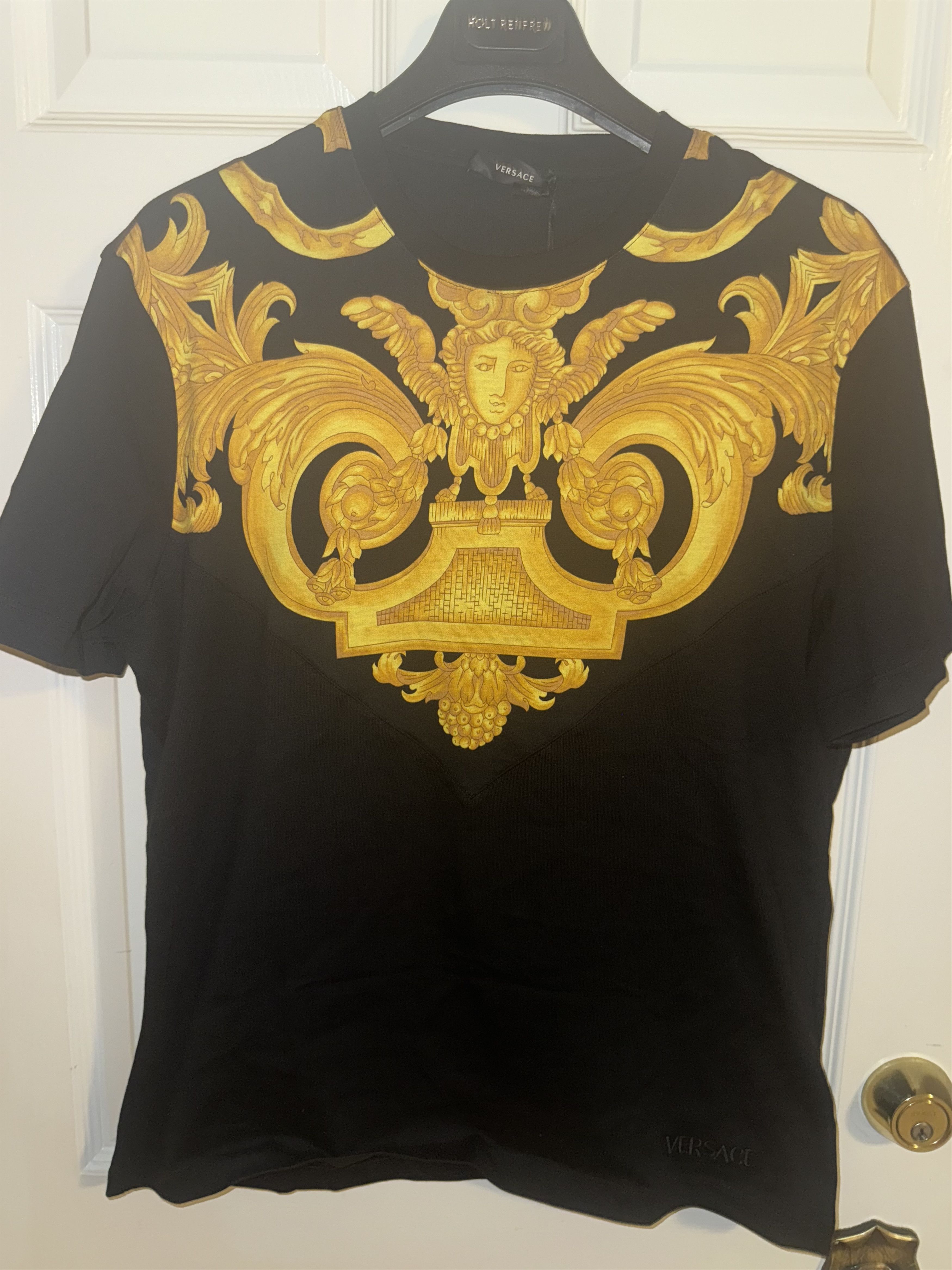 Versace AUTHENTIC MENS VERSACE BAROQUE T-SHIRT LARGE SLIM FIT Size US L / EU 52-54 / 3 - 4 Thumbnail