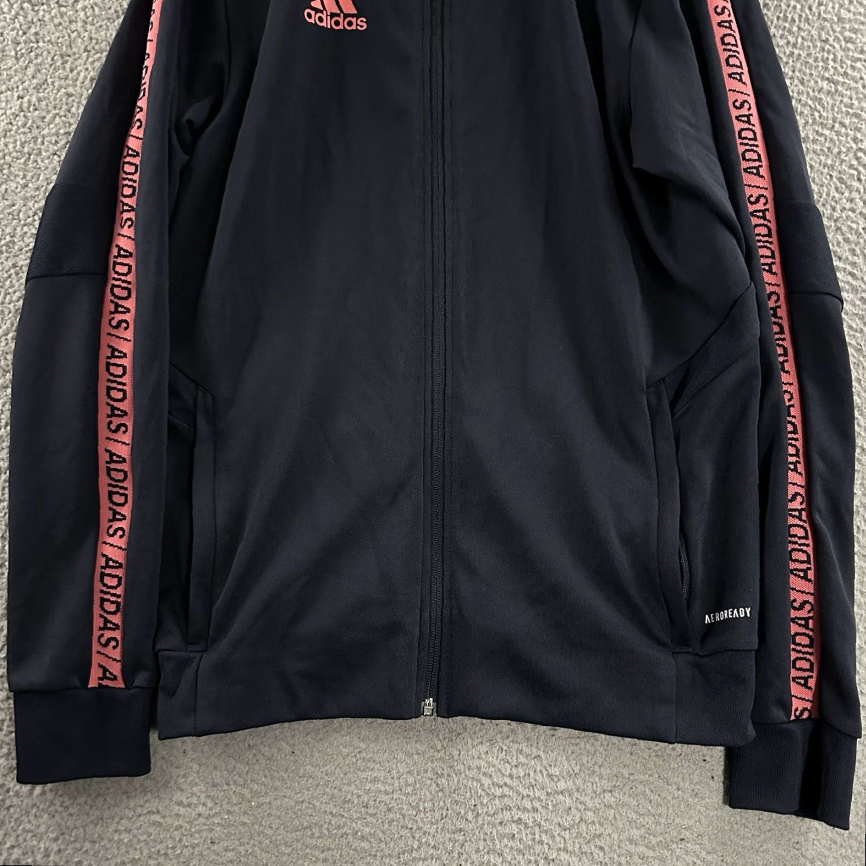 Adidas Adidas Jacket Track Jacket 100% Polyester Mens S Black Pink Tiro 19 Zip Size US S / EU 44-46 / 1 - 3 Thumbnail
