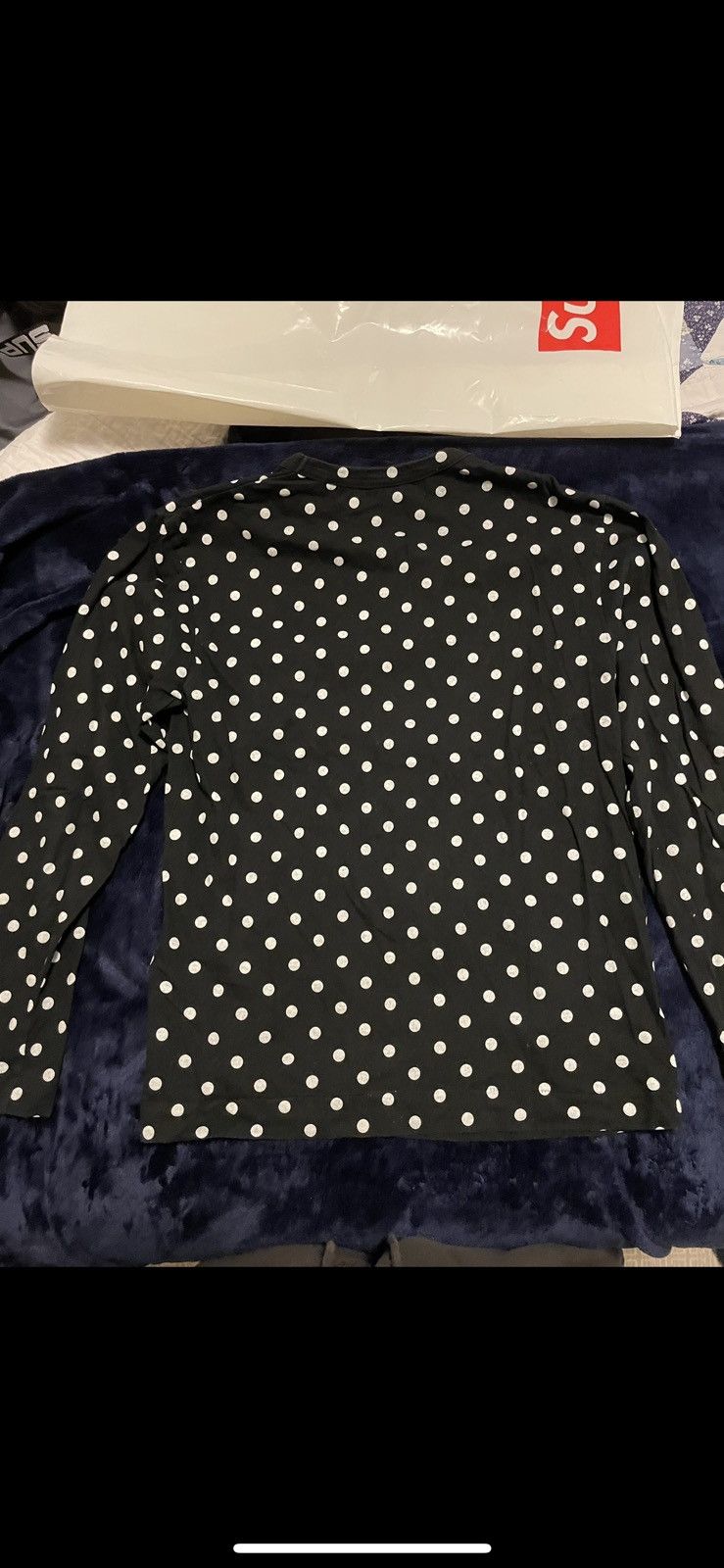 Comme des Garcons Comme des Garcons Black Polka Dot Long Sleeve Tee Size US S / EU 44-46 / 1 - 3 Thumbnail