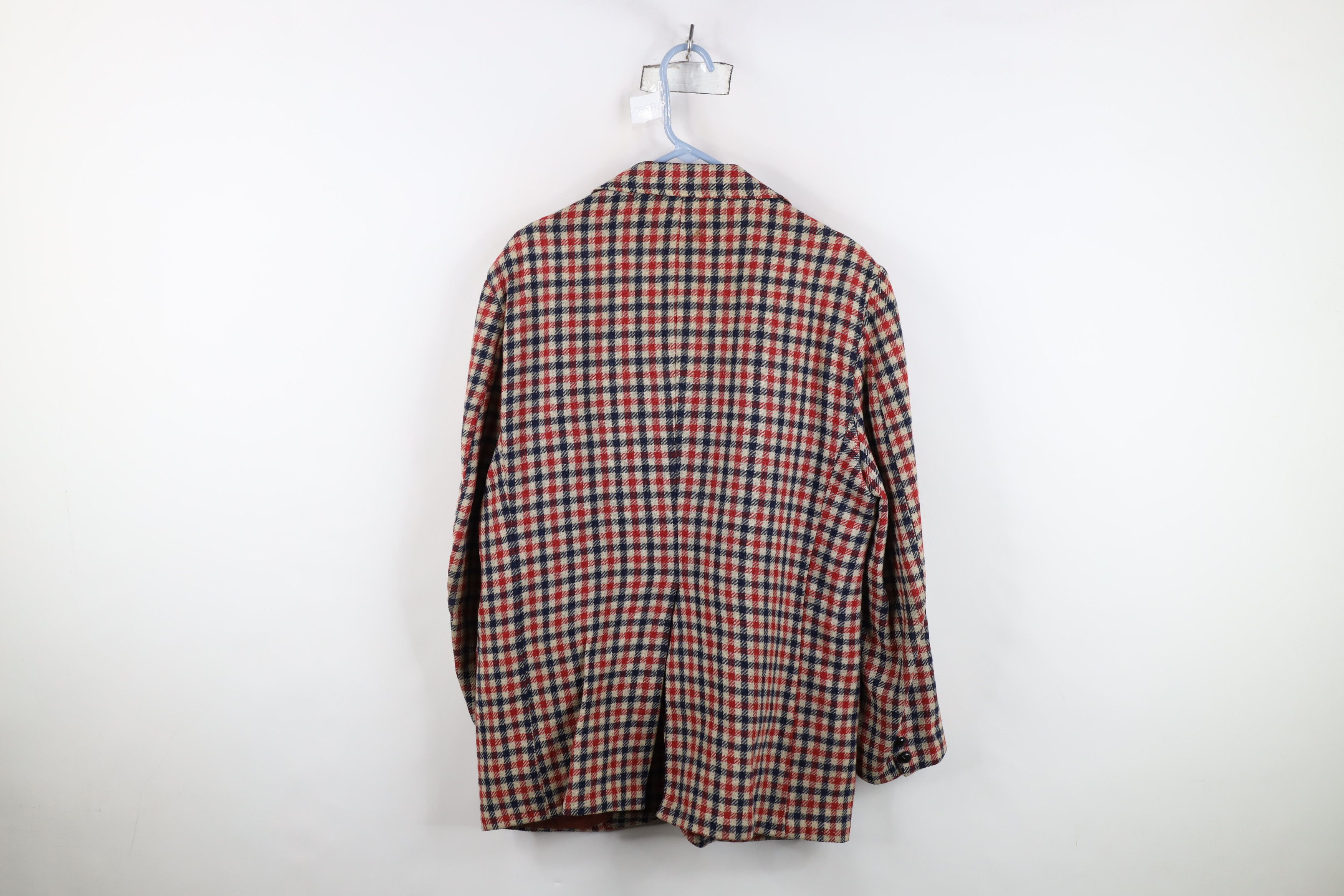 Vintage Vintage 60s 70s Rockabilly Suit Coat Blazer Jacket Plaid USA Size US XXL / EU 58 / 5 - 15 Thumbnail
