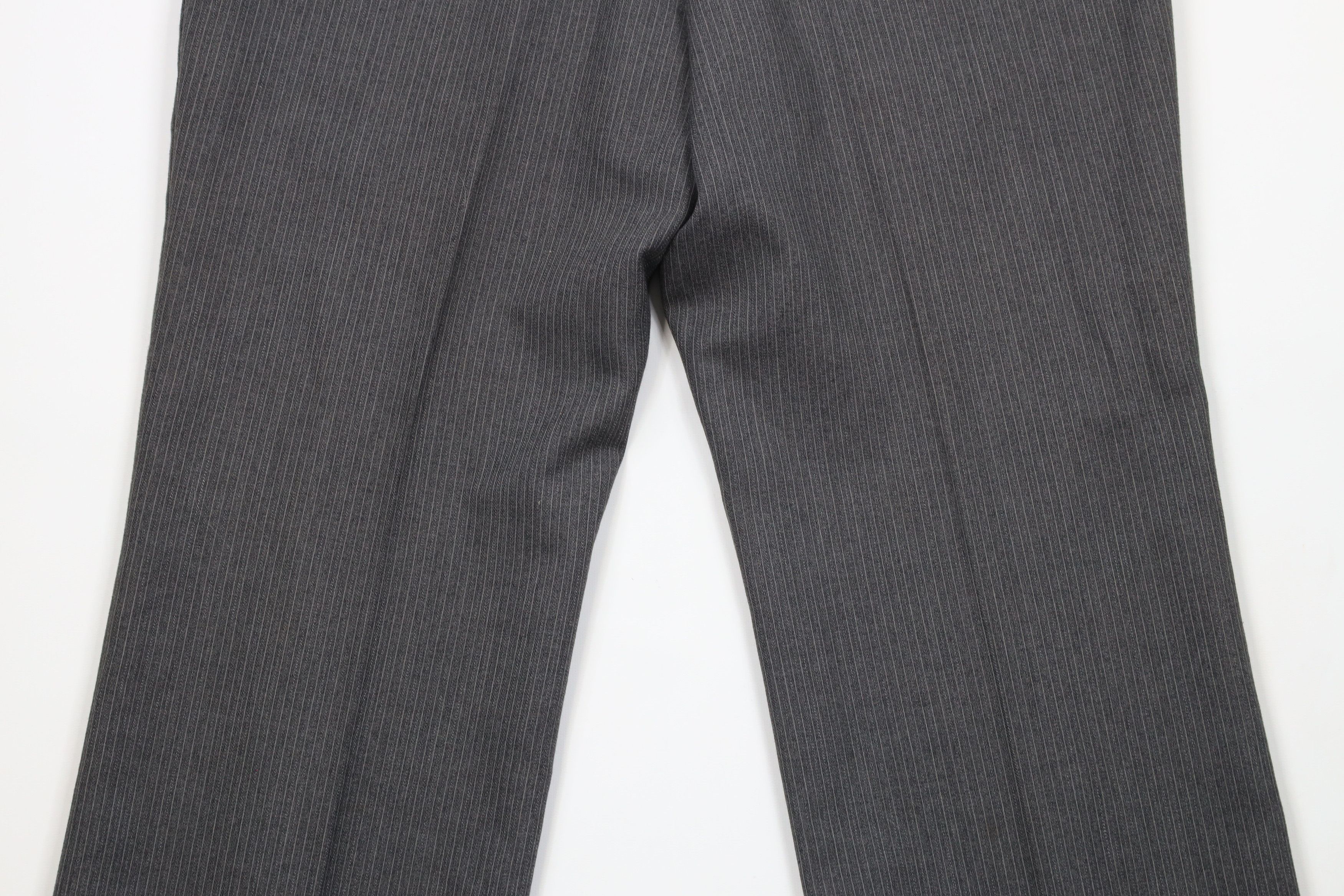 Vintage Vintage 70s Streetwear 3 Piece Wool Pinstriped Wedding Suit Size 44R - 25 Thumbnail