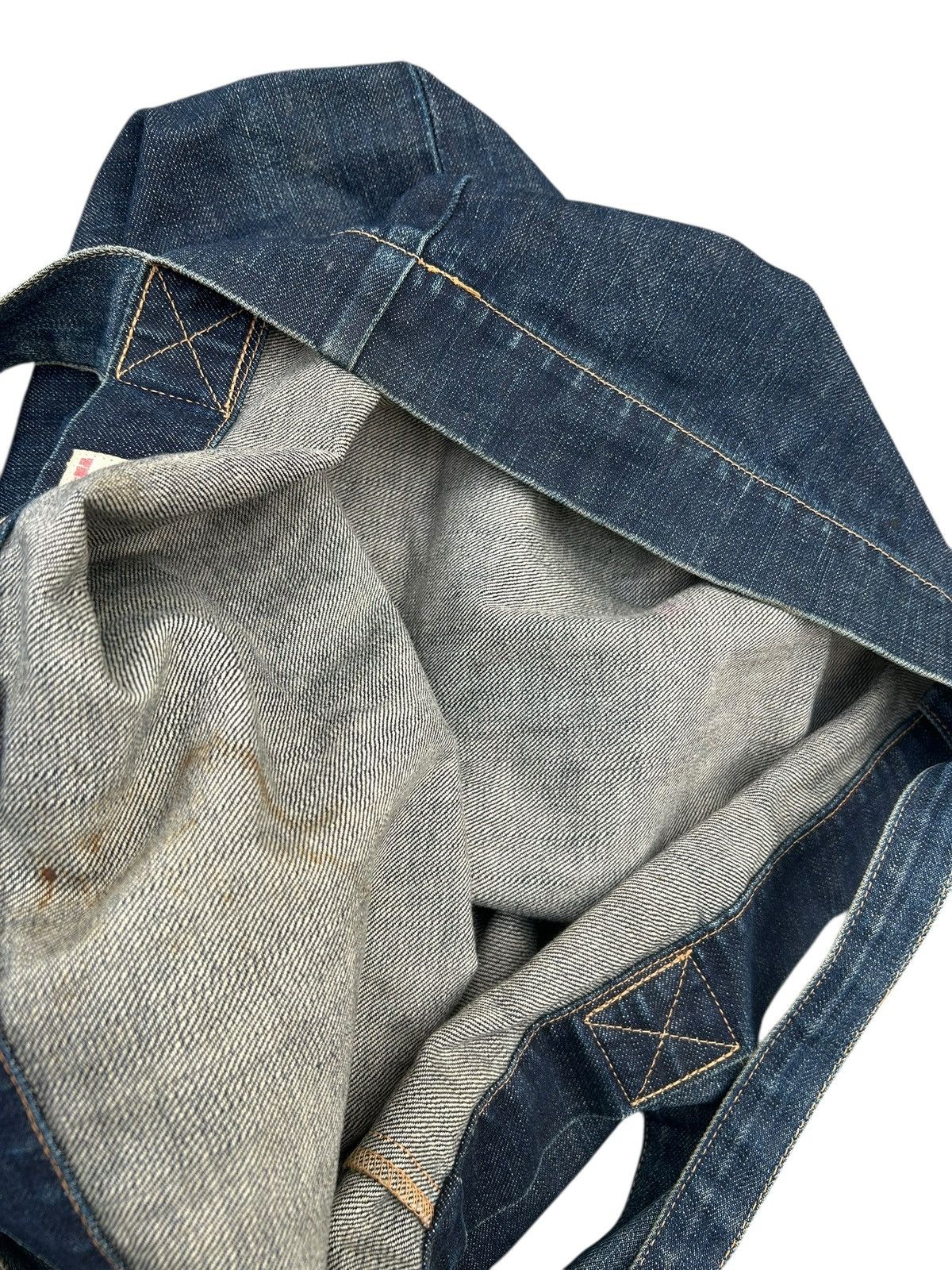 Evisu Vintage Evisu Made in Japan Denim Bag Size ONE SIZE - 8 Thumbnail