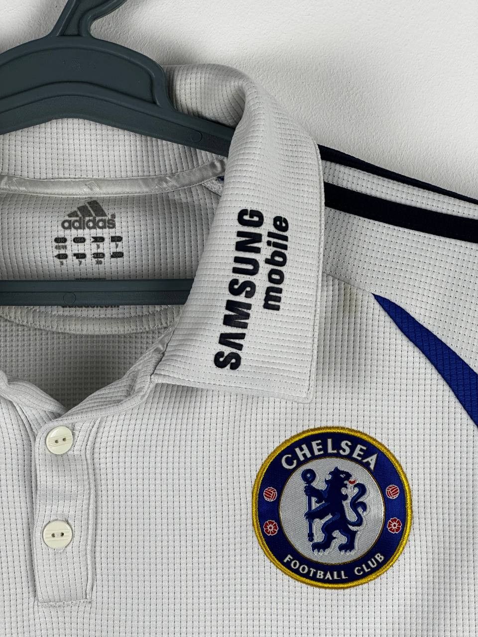 Adidas × Chelsea Soccer RARE CHELSEA 2006/2007 POLO SHIRT ADIDAS SIZE L ADULT Size US L / EU 52-54 / 3 - 6 Thumbnail