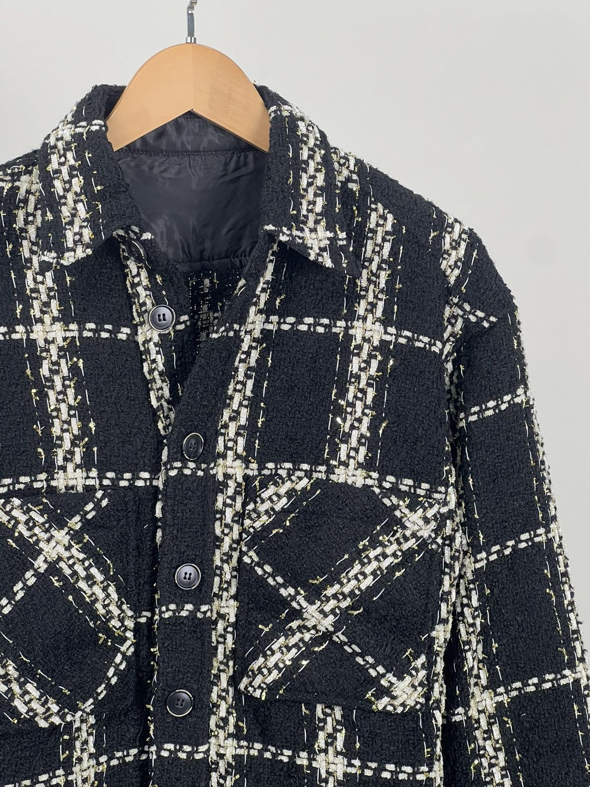 Japanese Brand Tweed shirt jacket Size US M / EU 48-50 / 2 - 3 Thumbnail