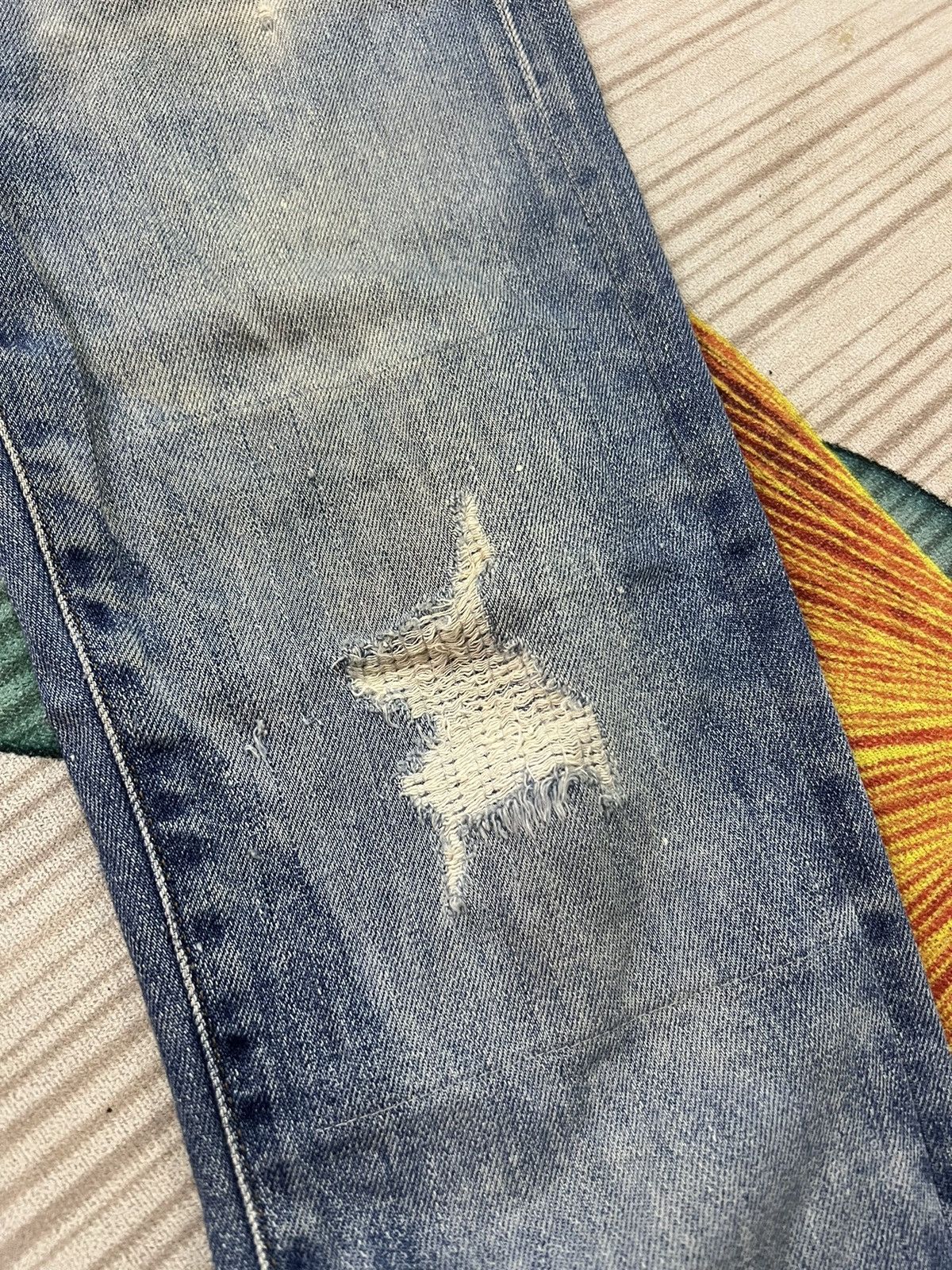 Japanese Brand × Seditionaries × Uniqlo UNIQLO DISTRESSED DENIM VERY RARE Size US 30 / EU 46 - 4 Thumbnail