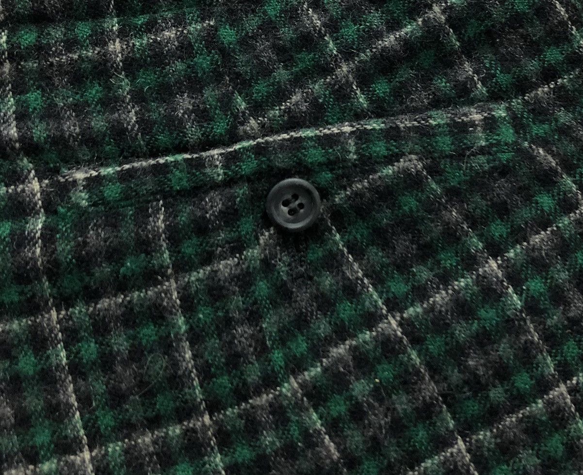 Vintage Vintage A.T Tapered Green Check Wool Pants – Made in Japan Size US 26 / EU 42 - 8 Thumbnail