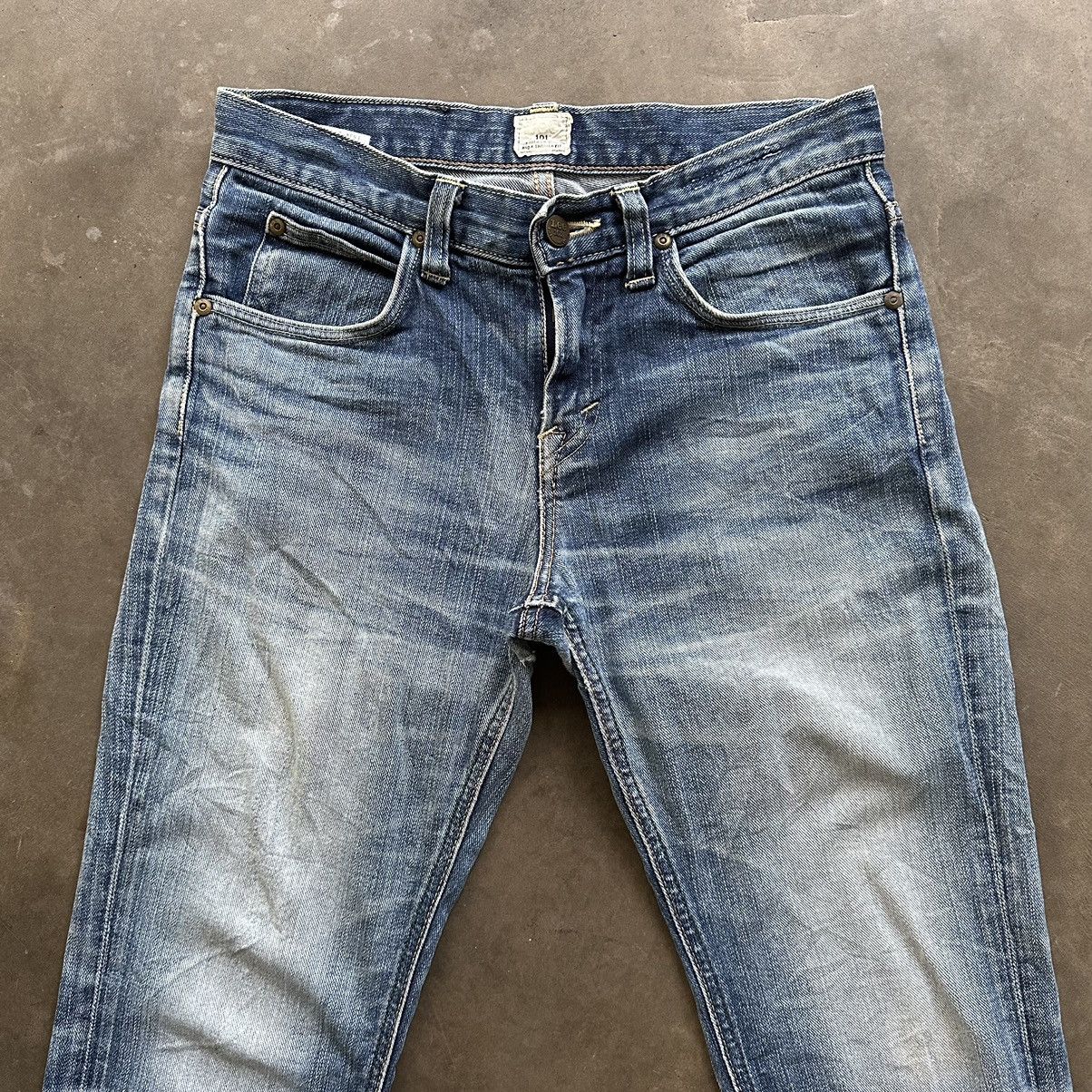 Japanese Brand W29 🔥 Vintage Lee Faded Distressed Denim Jean Pant Size US 29 - 3 Thumbnail