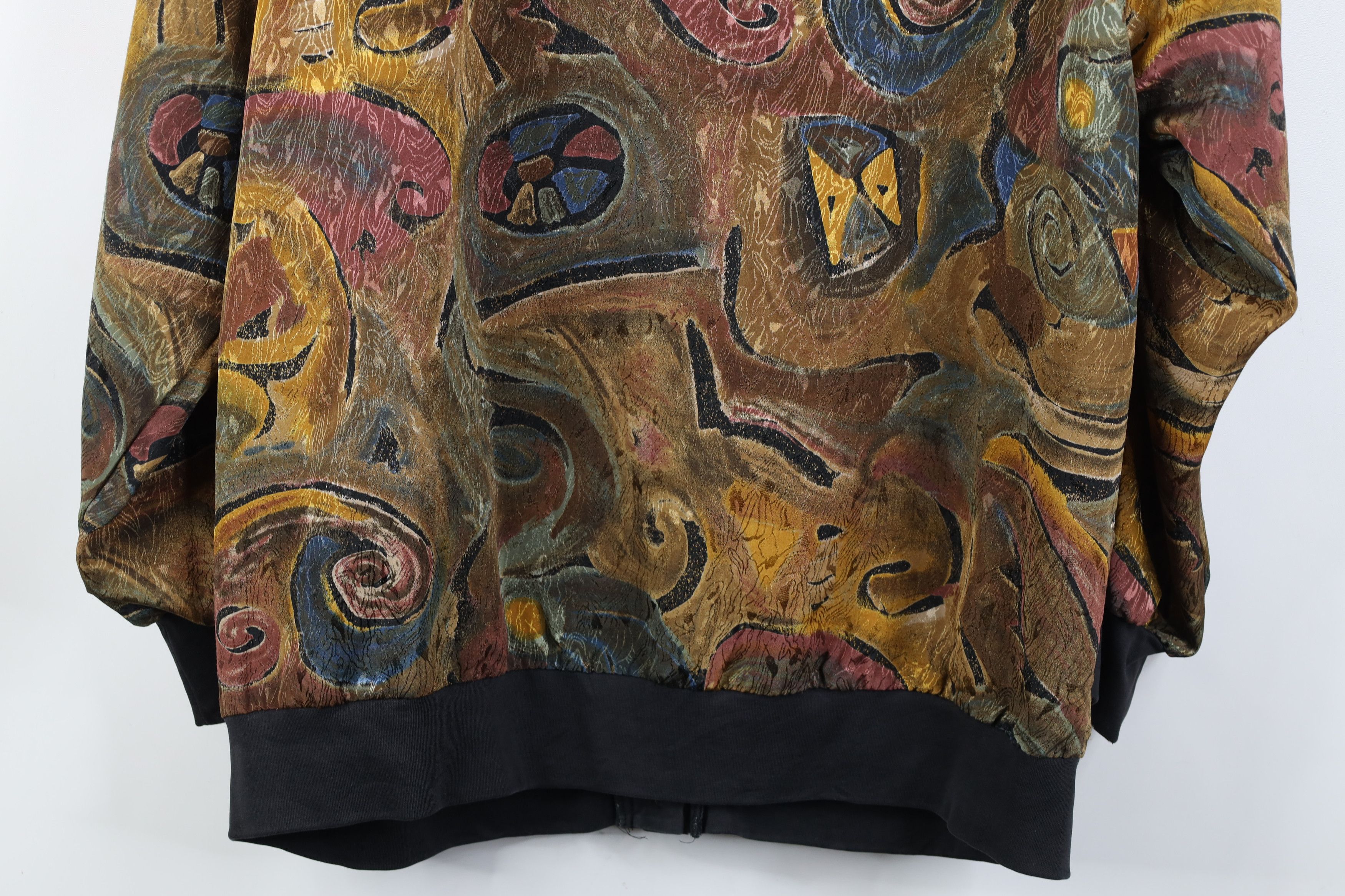 Vintage Vintage 90s Streetwear Geometric Art Cardigan Sweater Size M / US 6-8 / IT 42-44 - 12 Thumbnail