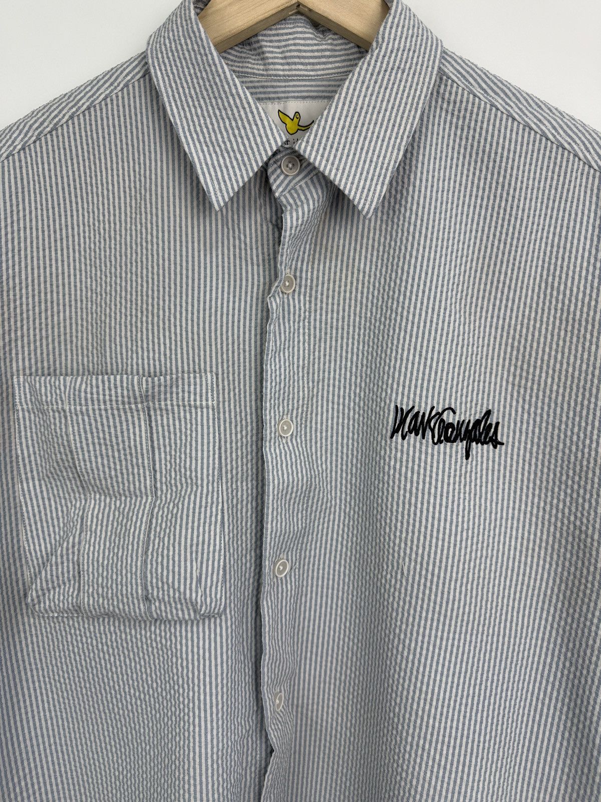 Designer Mark Gonzales What it Isn’t Button Up Shirt Rare Retro Y2K Size US L / EU 52-54 / 3 - 4 Thumbnail