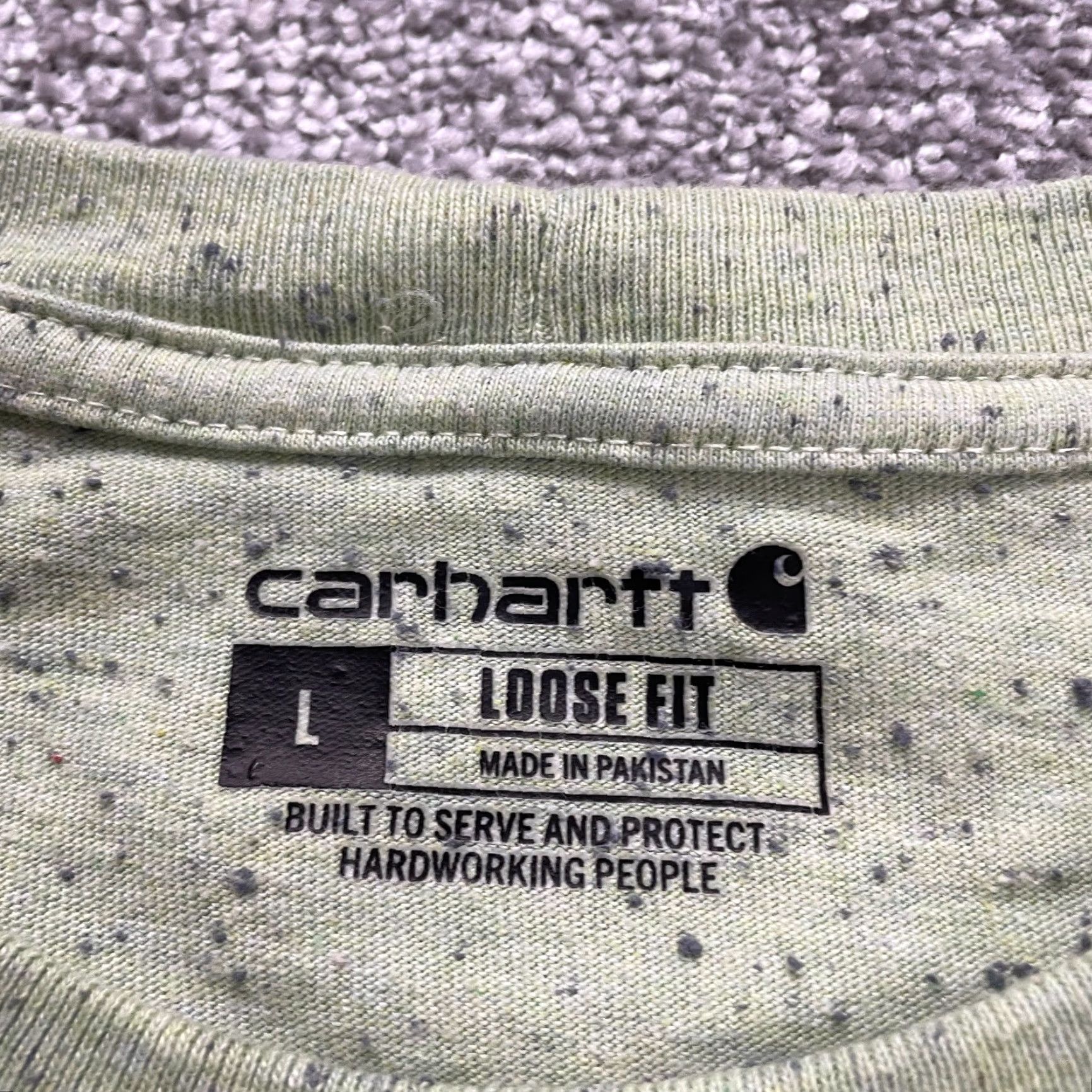 Carhartt VINTAGE Carhartt K87 Loose Fit T-Shirt Mens Large Green Crew Neck Casual Pocket Cotton Size US L / EU 52-54 / 3 - 4 Thumbnail