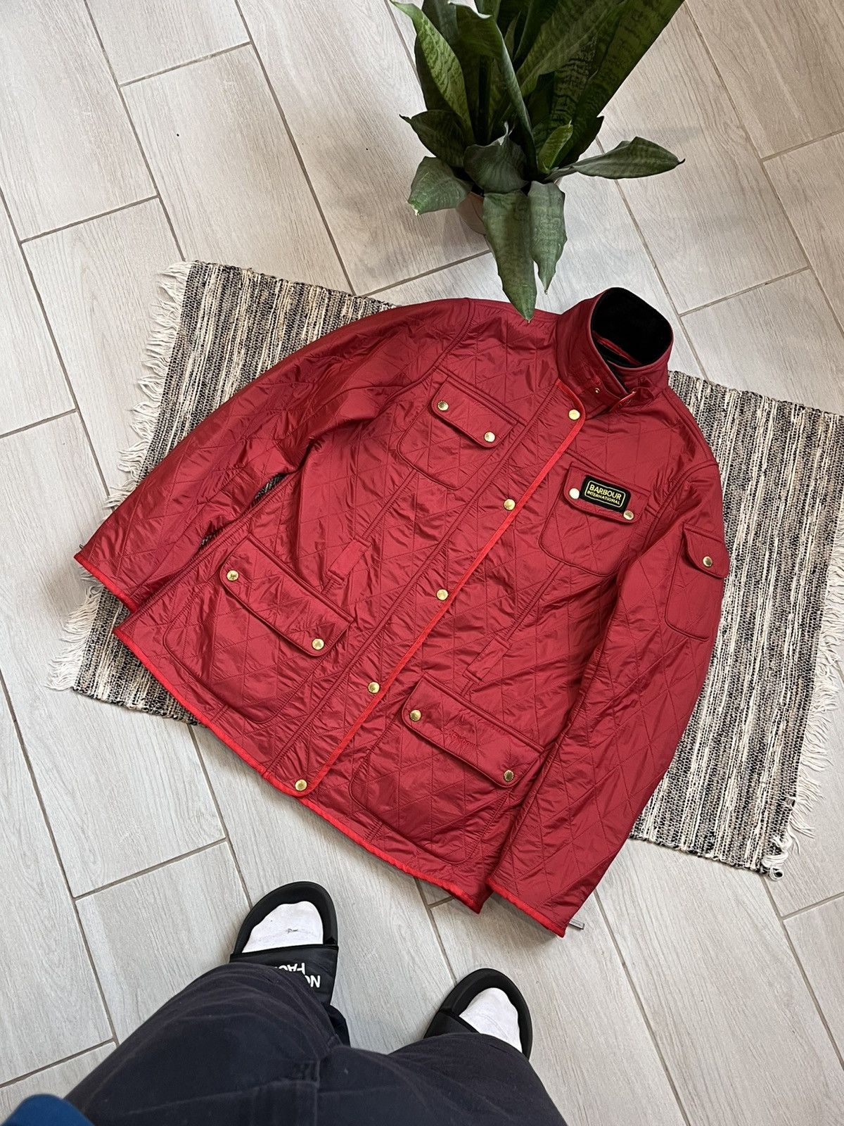 Barbour Vintage Barbour International Casual Woman Coat Jacket Size XL / US 12-14 / IT 48-50 - 3 Thumbnail