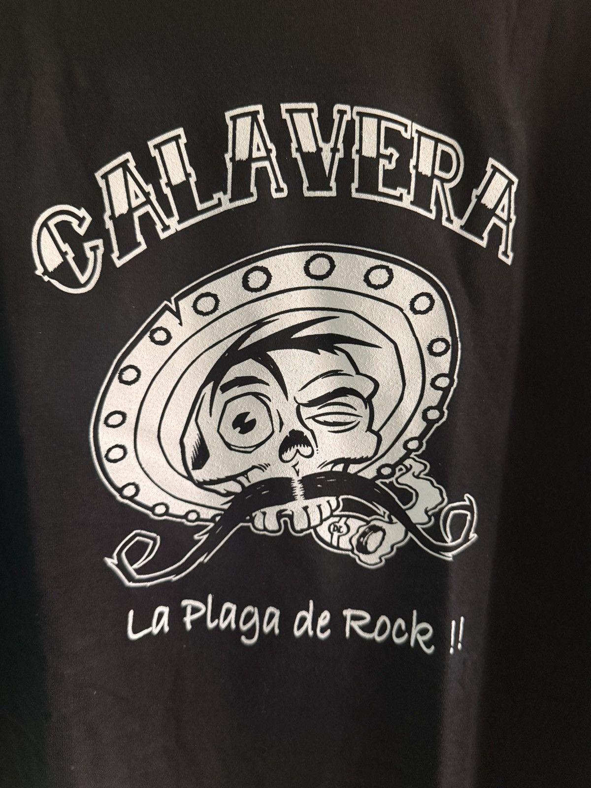 Other Calavera Tee - "La Plaga de Rock" Mexican Psychobilly - XL Size US XL / EU 56 / 4 - 1 Thumbnail