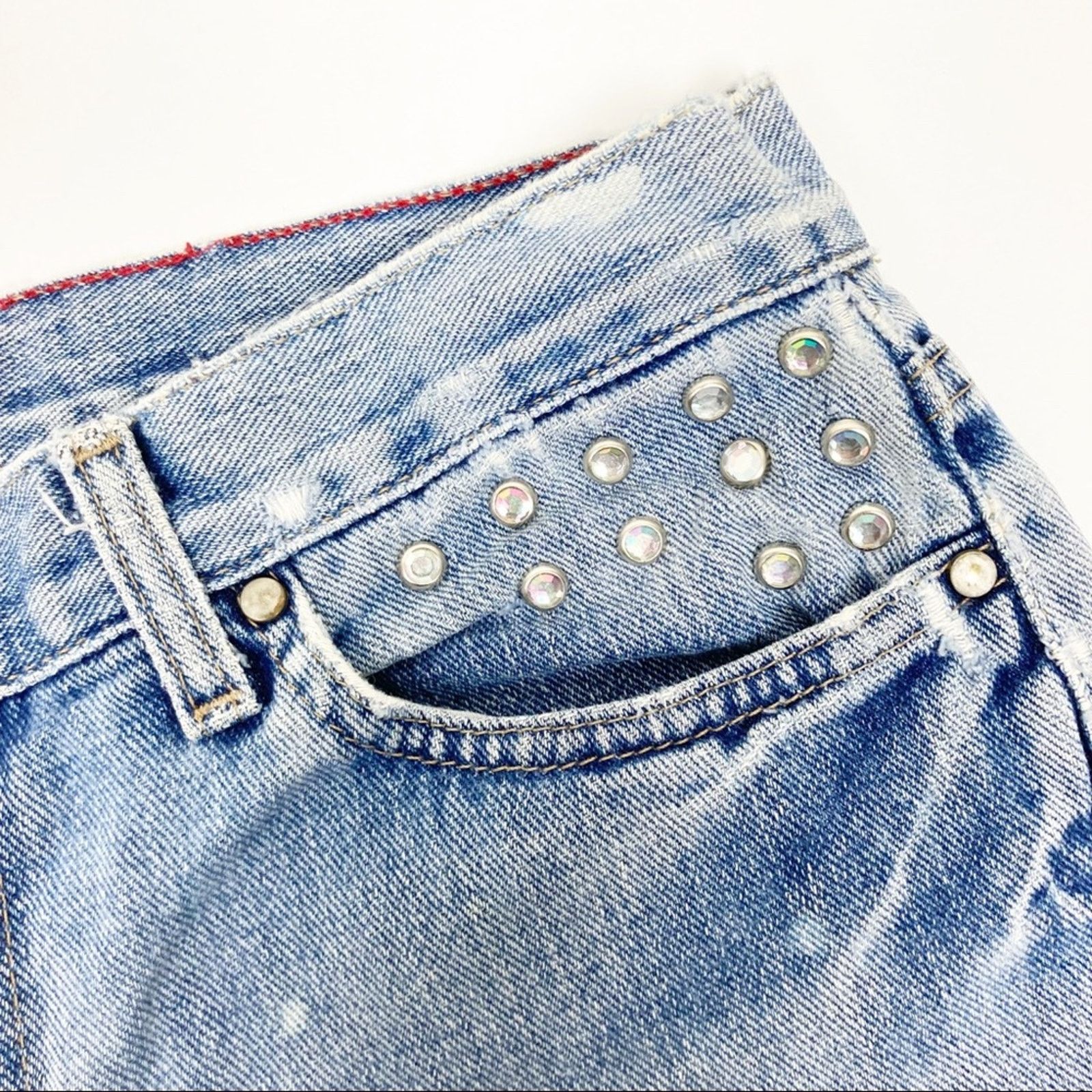Tommy Hilfiger Vintage Tommy Hilfiger Cut Off Distressed Jean Shorts Sz 29 Size 29" - 3 Thumbnail