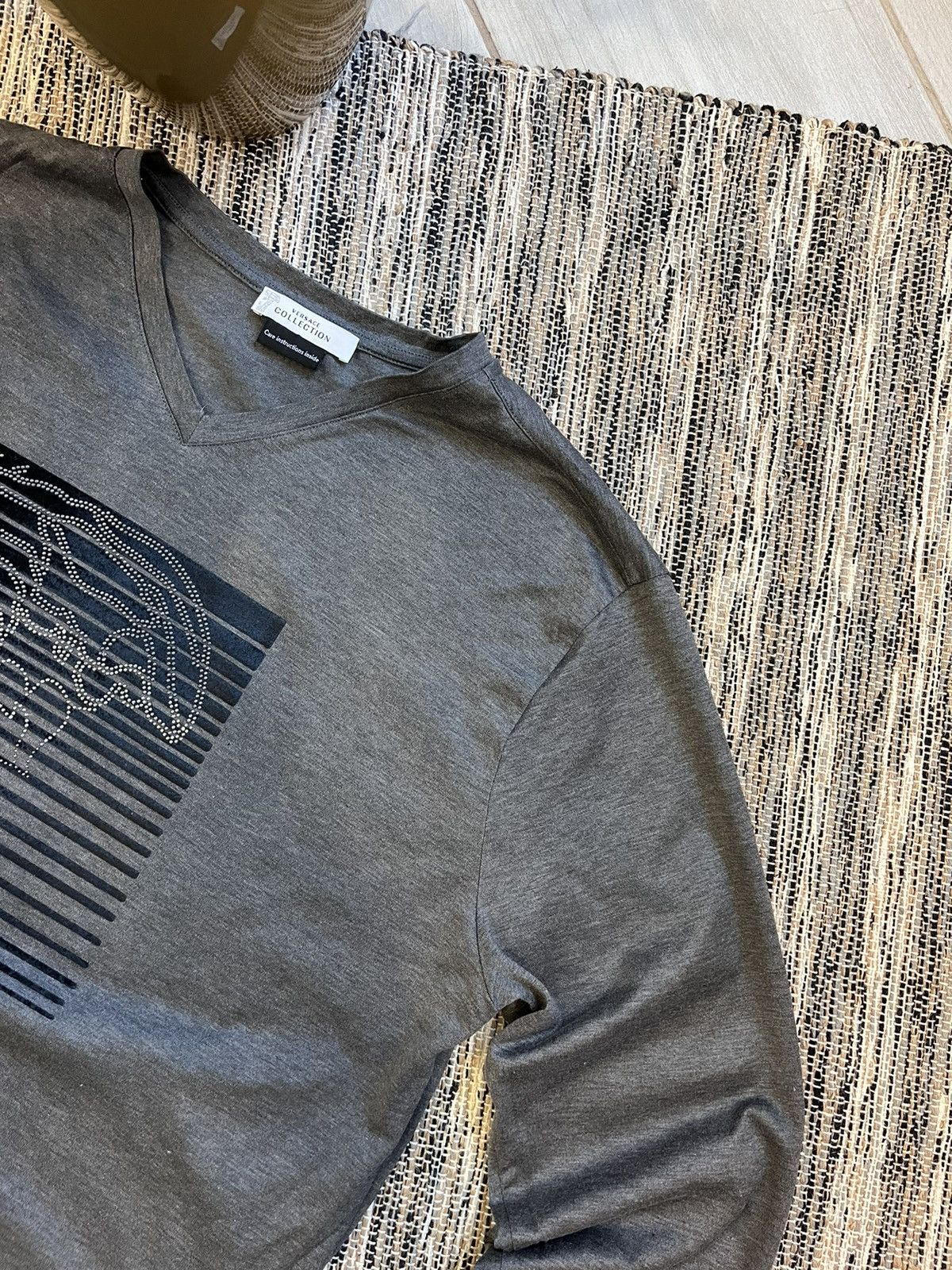 Versace Versace Collection Longsleeve center logo V-neck size M Size US M / EU 48-50 / 2 - 2 Thumbnail
