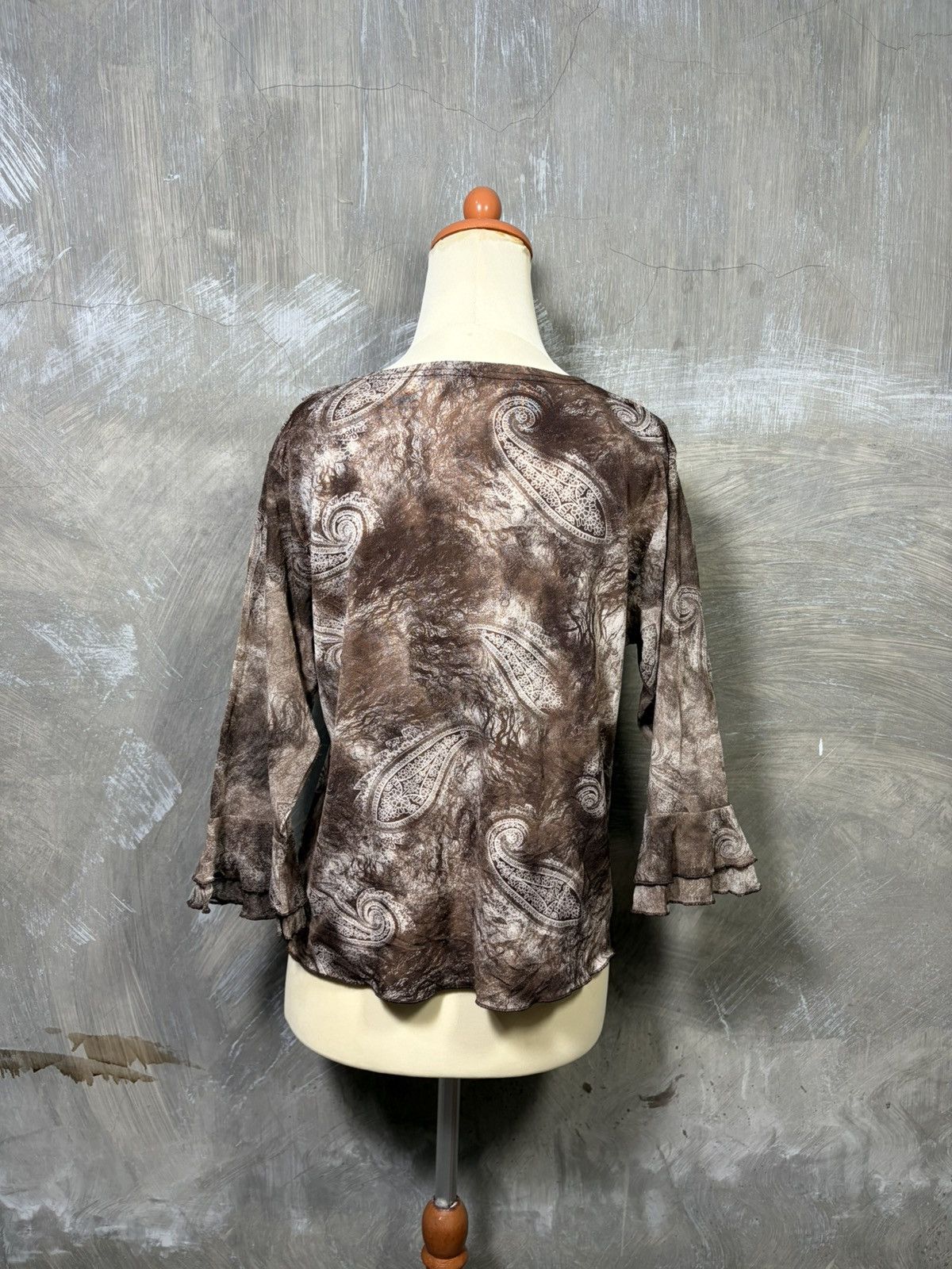 Le Grande Bleu (L.G.B.) Unknown - Japanese Y2K Women Mesh Tops Size M / US 6-8 / IT 42-44 - 7 Thumbnail