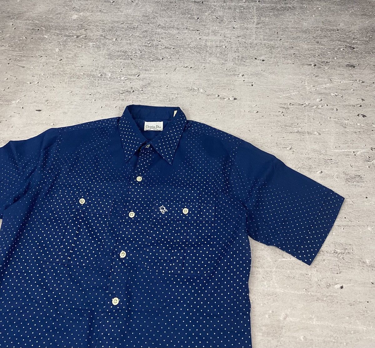 Christian Dior Monsieur VINTAGE CHRISTIAN DIOR SHIRT LUXURY VINTAGE 80s Size US L / EU 52-54 / 3 - 2 Thumbnail