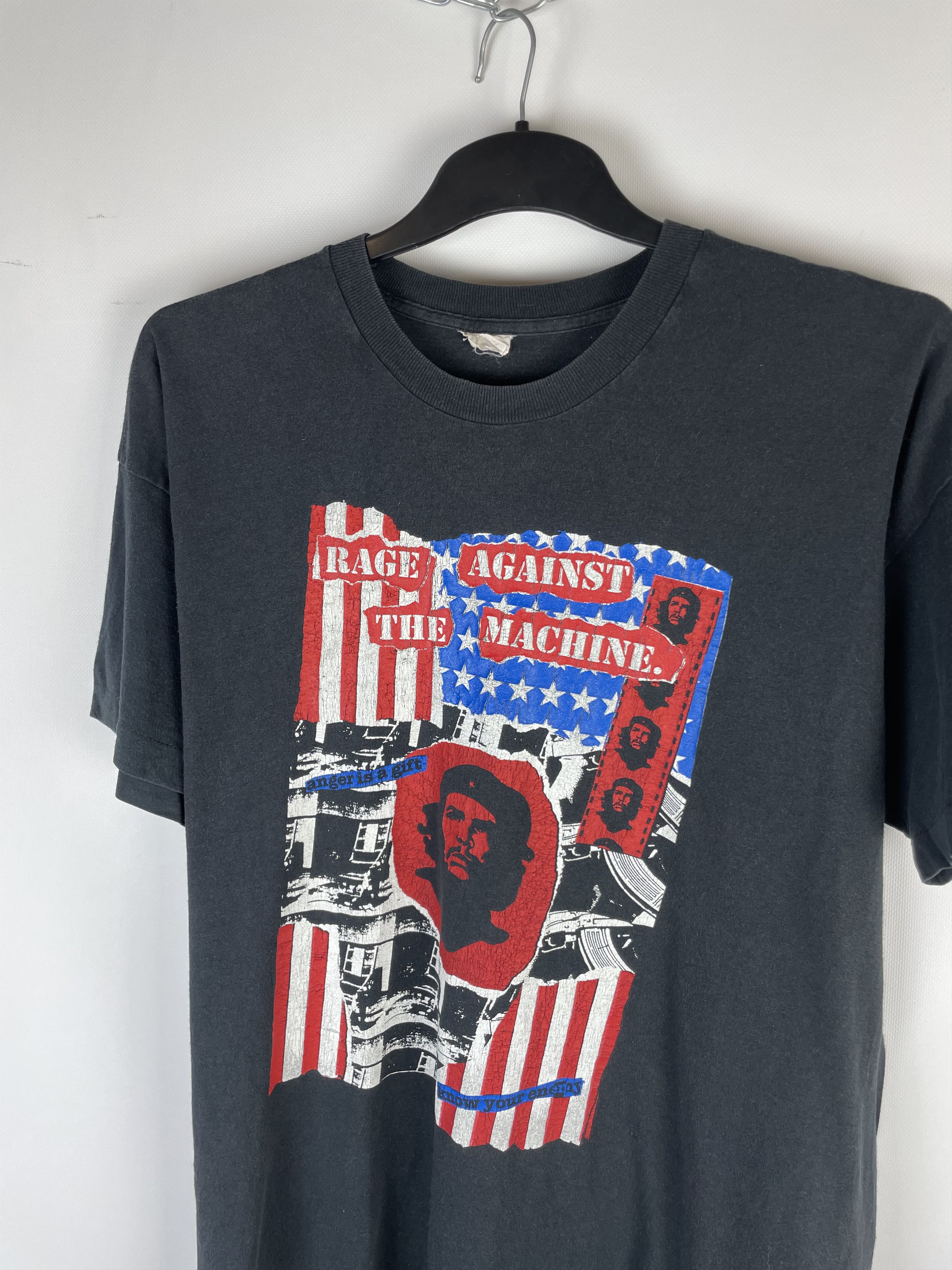 Band Tees Vintage Rage Against The Machine T-shirt 90s Size US L / EU 52-54 / 3 - 3 Thumbnail