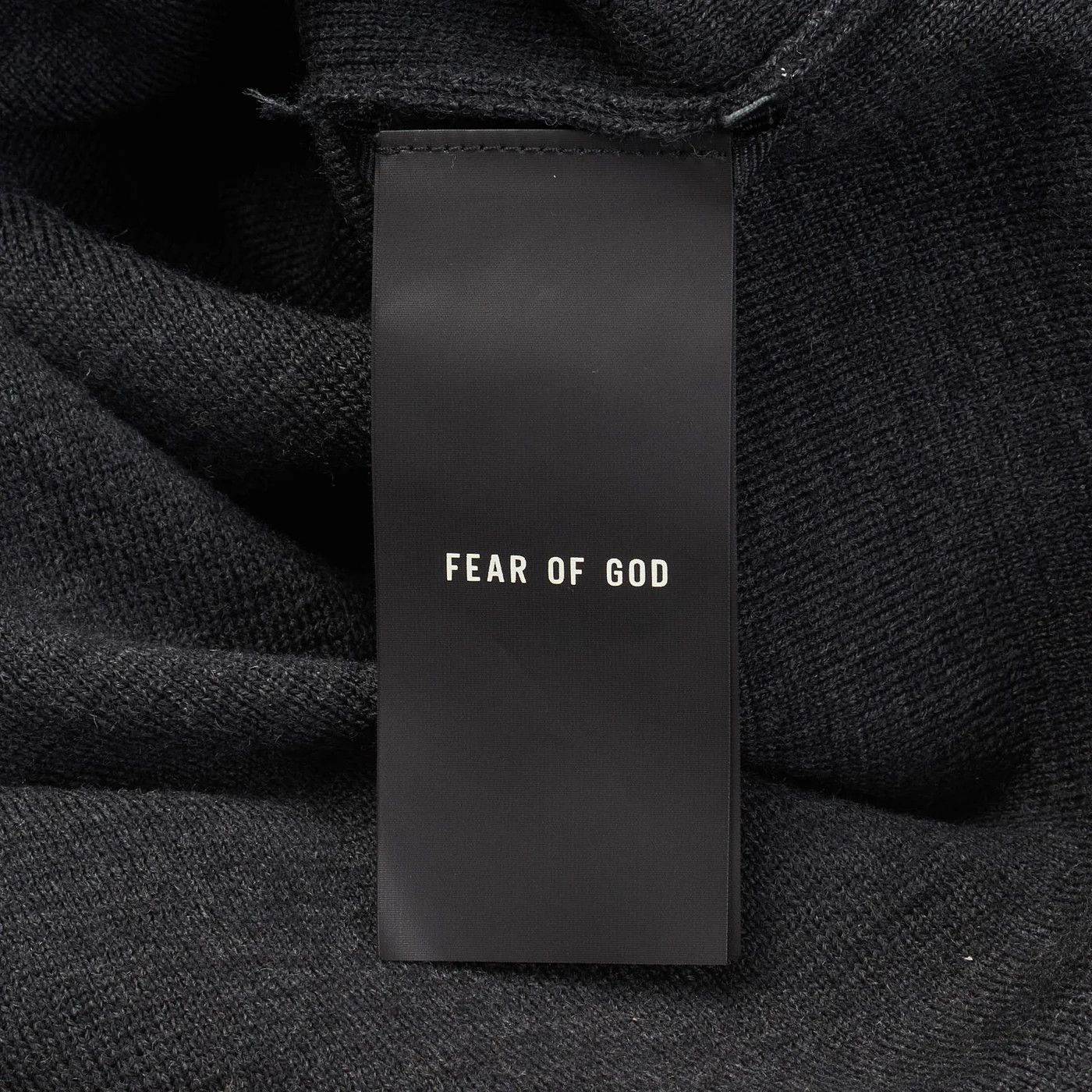 Fear of God FEAR OF GOD Dark Gray Virgin Wool Knit Turtleneck Sweater Size US L / EU 52-54 / 3 - 7 Thumbnail