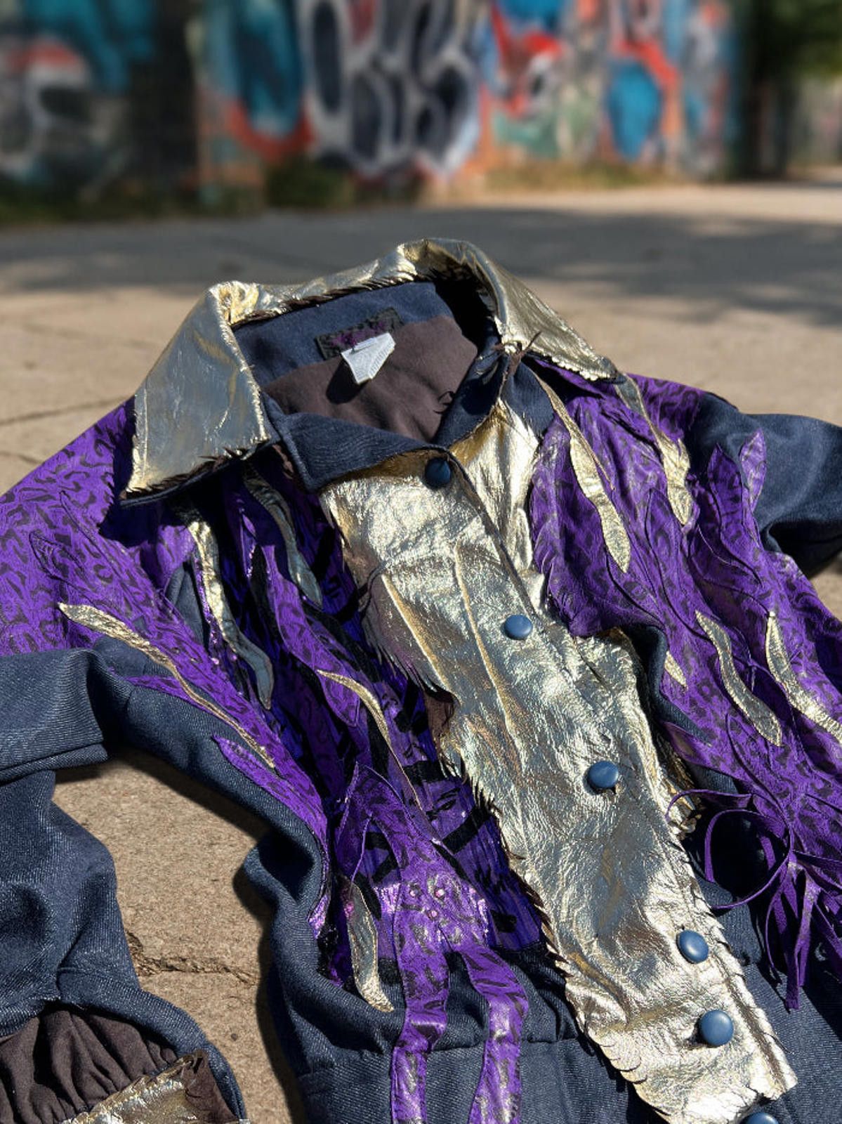 Other 1980s “Sellerof Purple” designer coat by Jody Lindsey Size M / US 6-8 / IT 42-44 - 2 Thumbnail