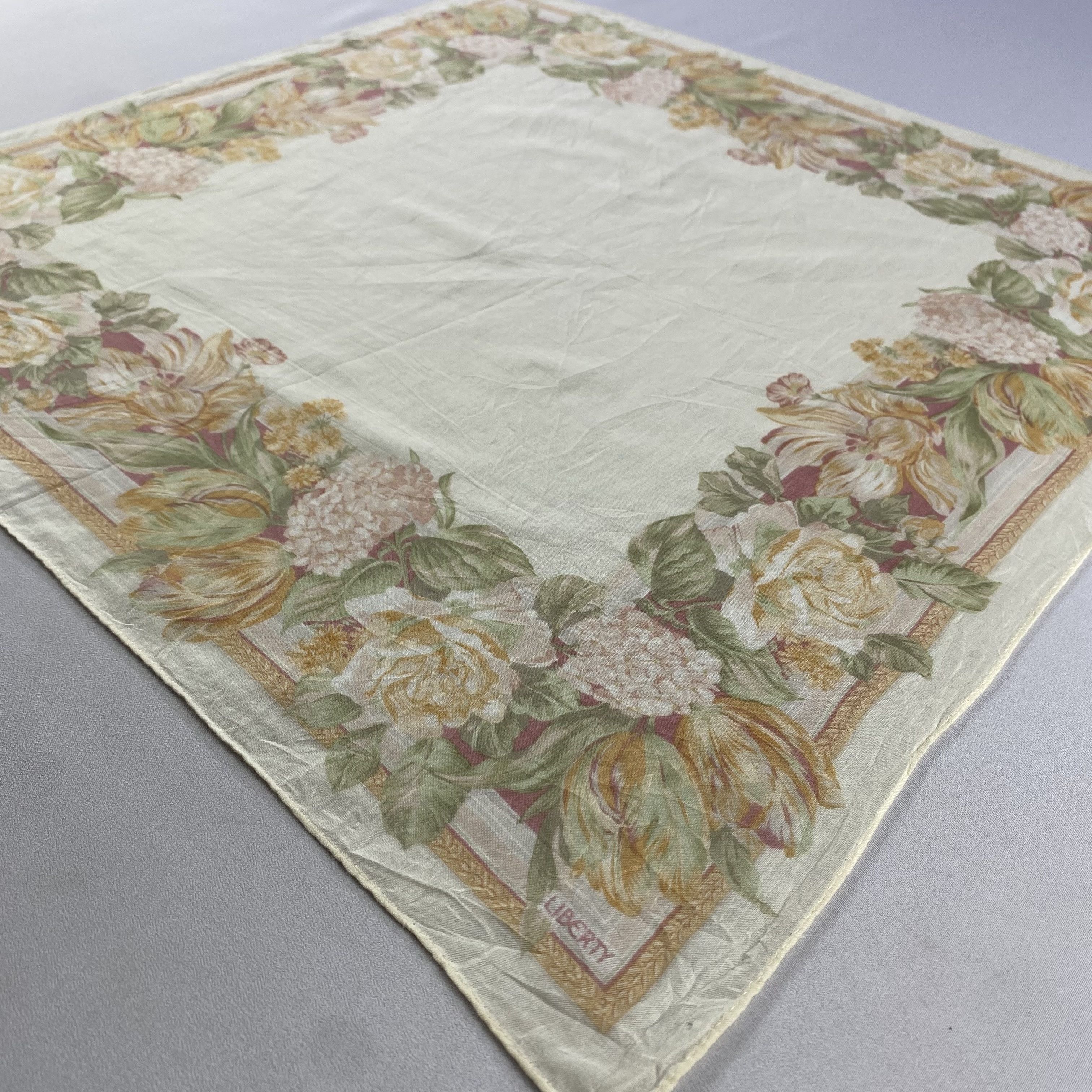 Liberty × Vintage Liberty Bandana/ Handkerchief / Neckerchief Size ONE SIZE - 2 Thumbnail