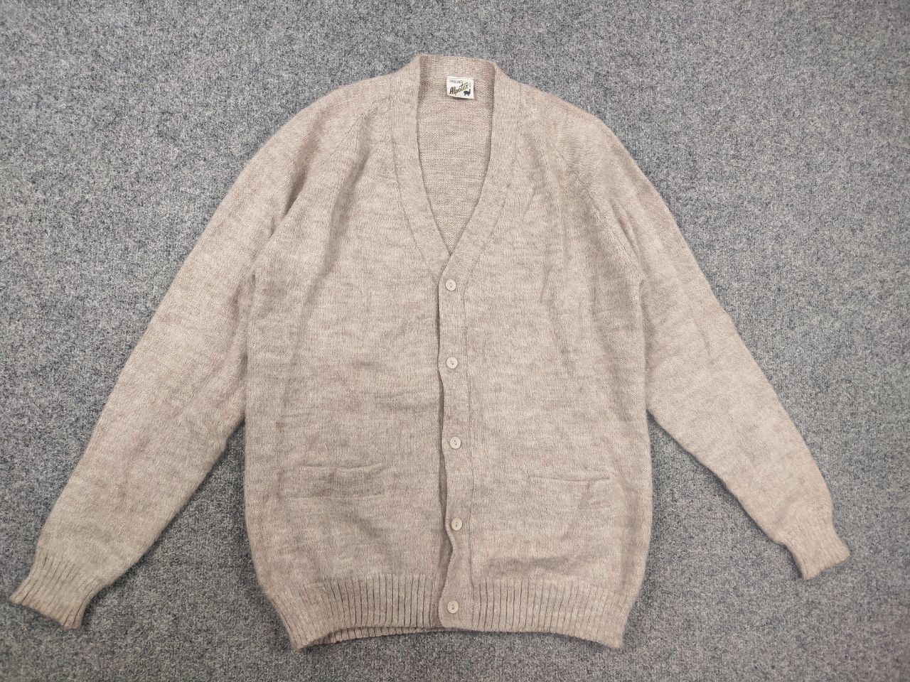 Vintage Vintage 70's Alpatex Creaciones Wool Button Cardigan Sweater Size US L / EU 52-54 / 3 - 1 Thumbnail