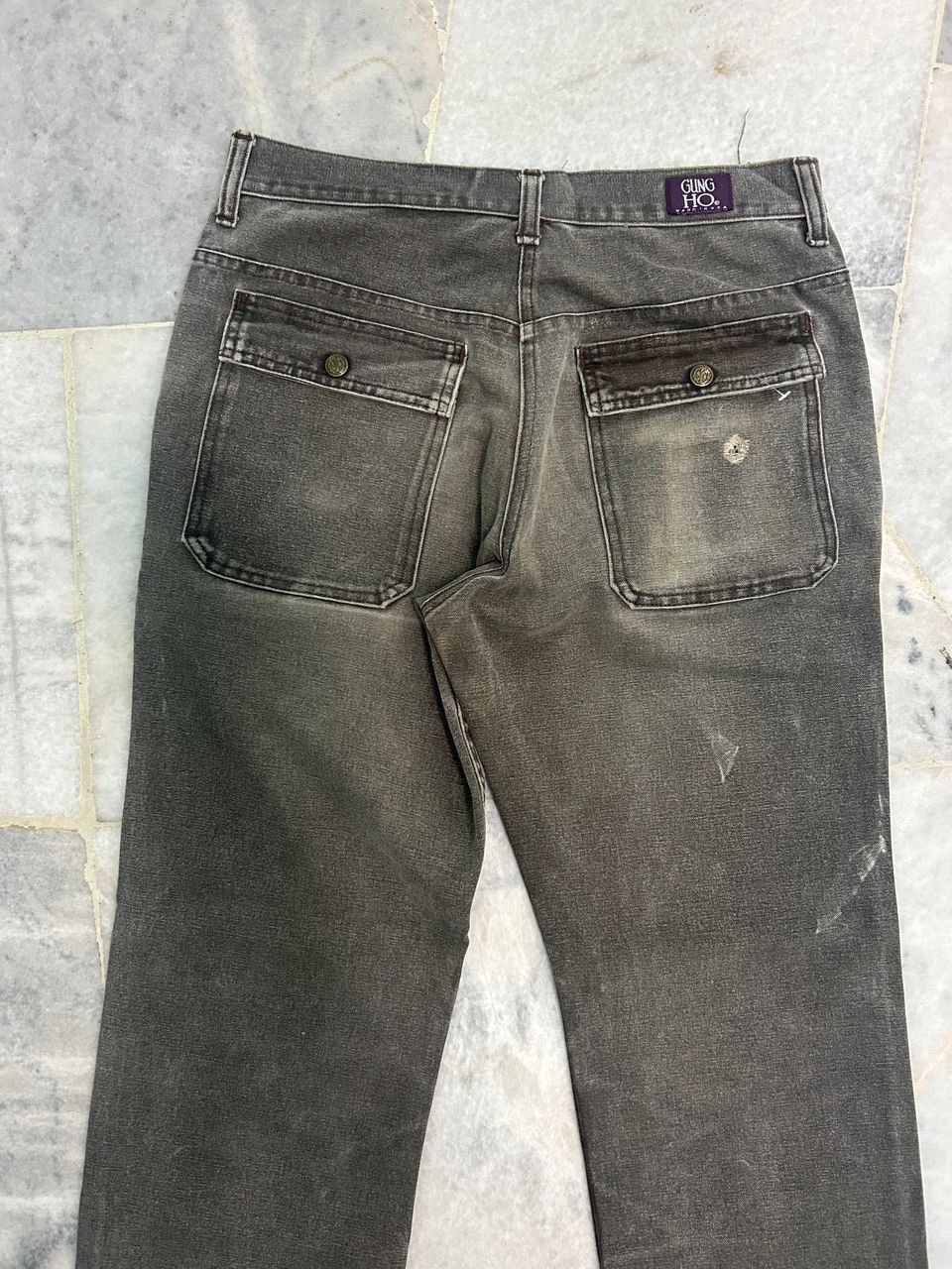 Japanese Brand Vintage Gung Ho "Baker" Fatigue Pants Size US 31 - 7 Thumbnail