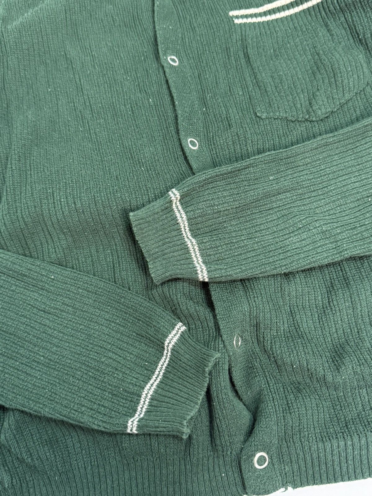 Percival Percival Green Cotton Cardigan Size in Fact S Size US XS / EU 42 / 0 - 6 Thumbnail