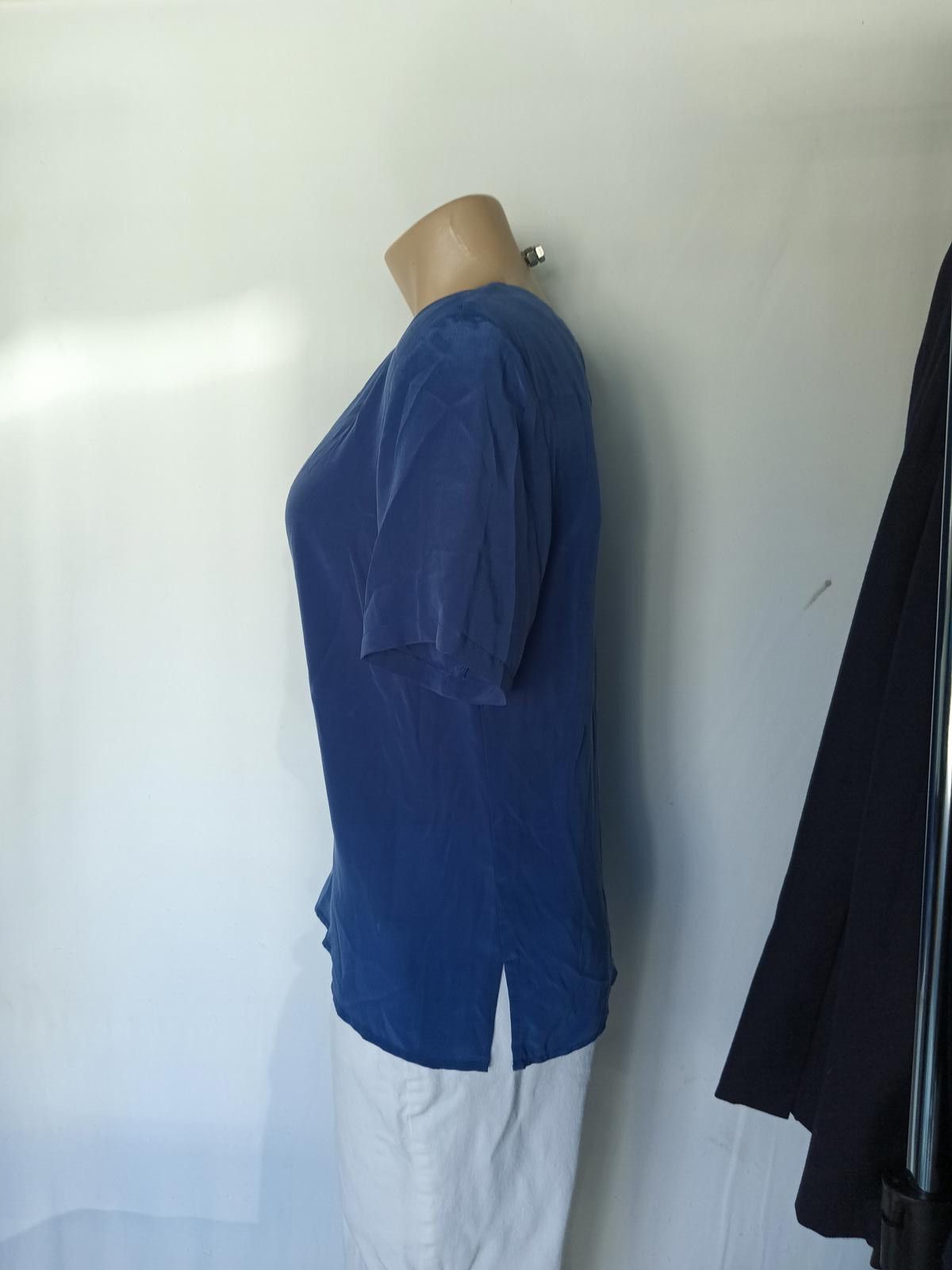 Designer Chic Light Blue Short Sleeve Top by Anna and David Size S / US 4 / IT 40 - 4 Thumbnail
