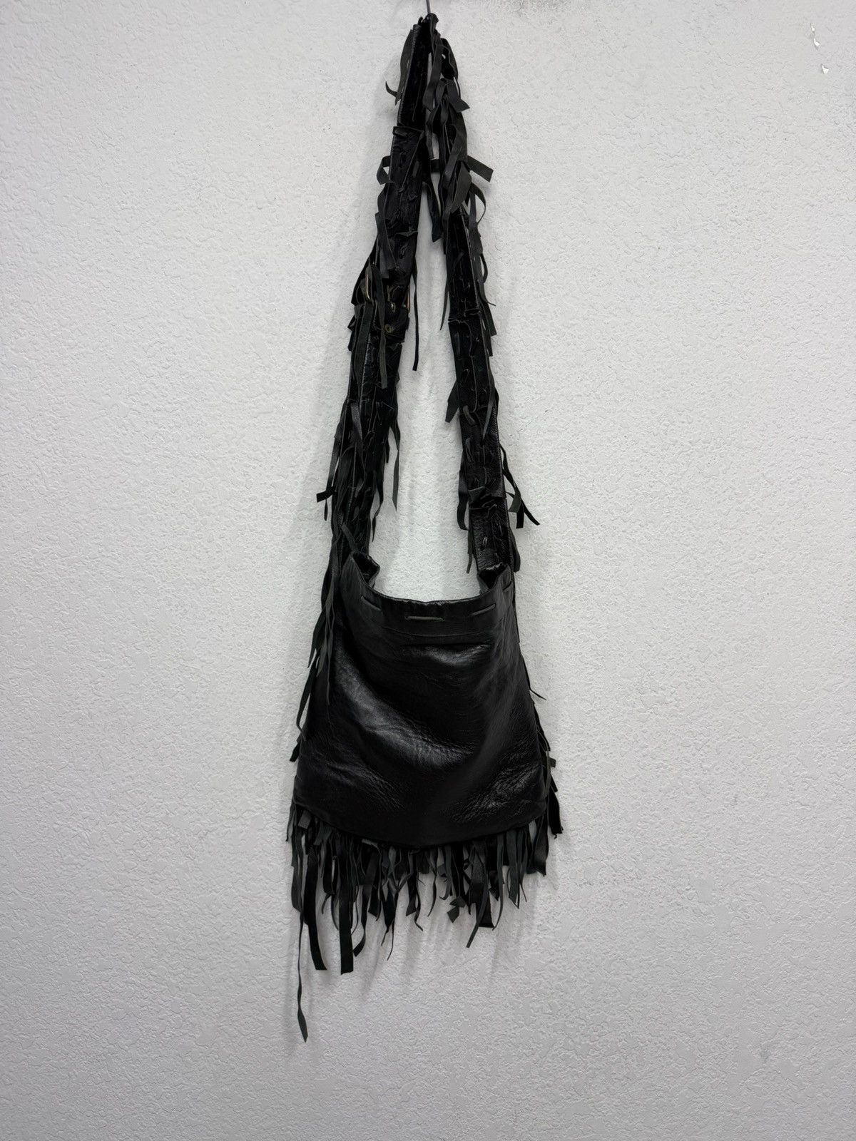 Vintage Vintage Y2K If Six Was Nine Like Kmrii Leather Bag Italian Size ONE SIZE - 11 Thumbnail