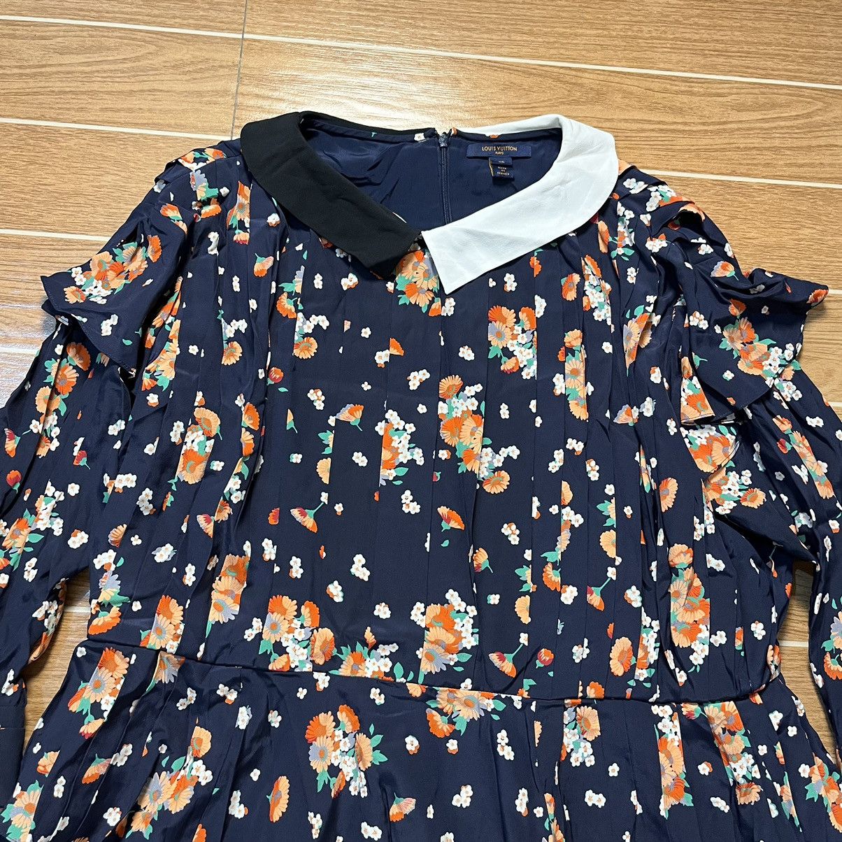Louis Vuitton Louis Vuitton Floral Midi Dress Size S / US 4 / IT 40 - 2 Thumbnail