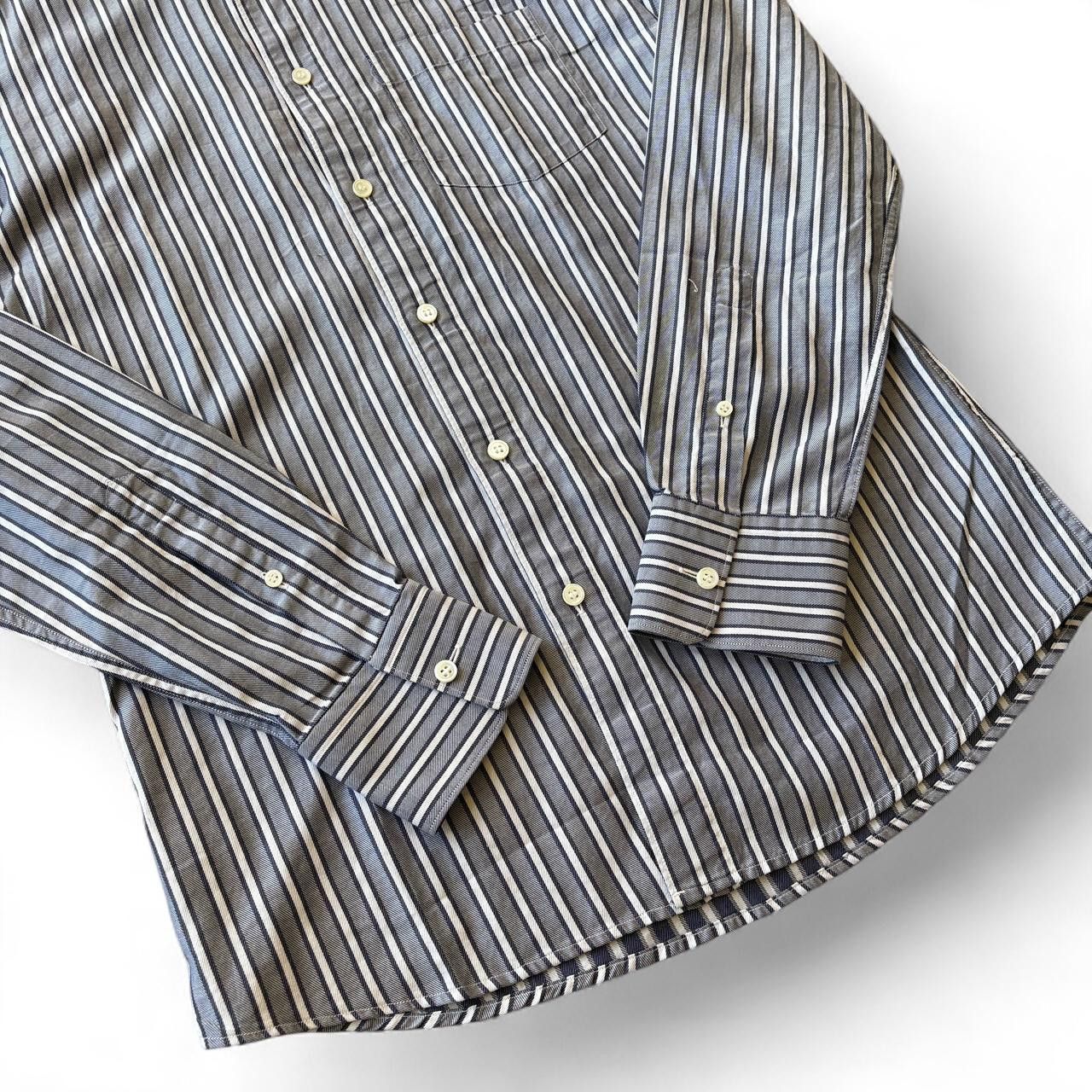 Ermenegildo Zegna $795 Ermenegildo Zegna grey striped shirt Small Switzerland Size US S / EU 44-46 / 1 - 4 Thumbnail