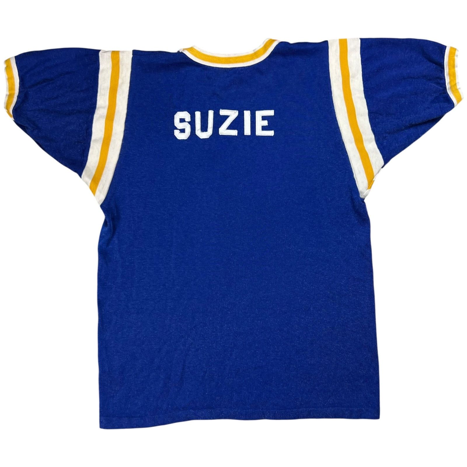 Vintage Vintage 1960s AI “SUZIE” sorority jersey tee shirt (S/M) Size US S / EU 44-46 / 1 - 7 Thumbnail