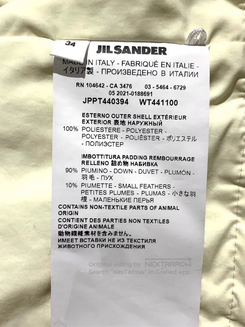 Jil Sander Jil Sander size 34 Ladies' Quilted Down Jacket Short Coat Size S / US 4 / IT 40 - 6 Thumbnail