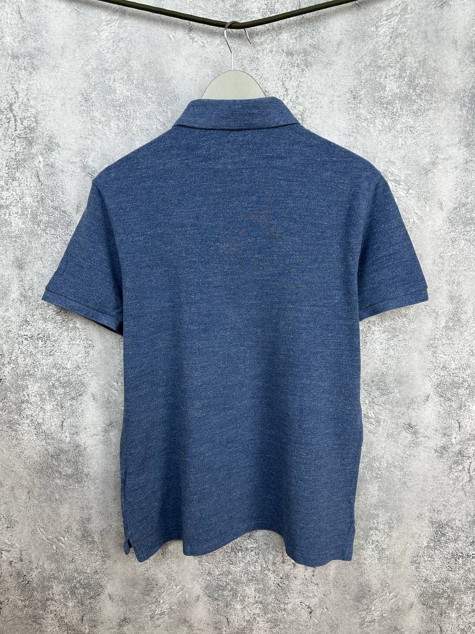 Polo Ralph Lauren Polo Ralph Lauren Polo Shirt Blue Heather Custom Slim Fit SS Size US L / EU 52-54 / 3 - 2 Thumbnail