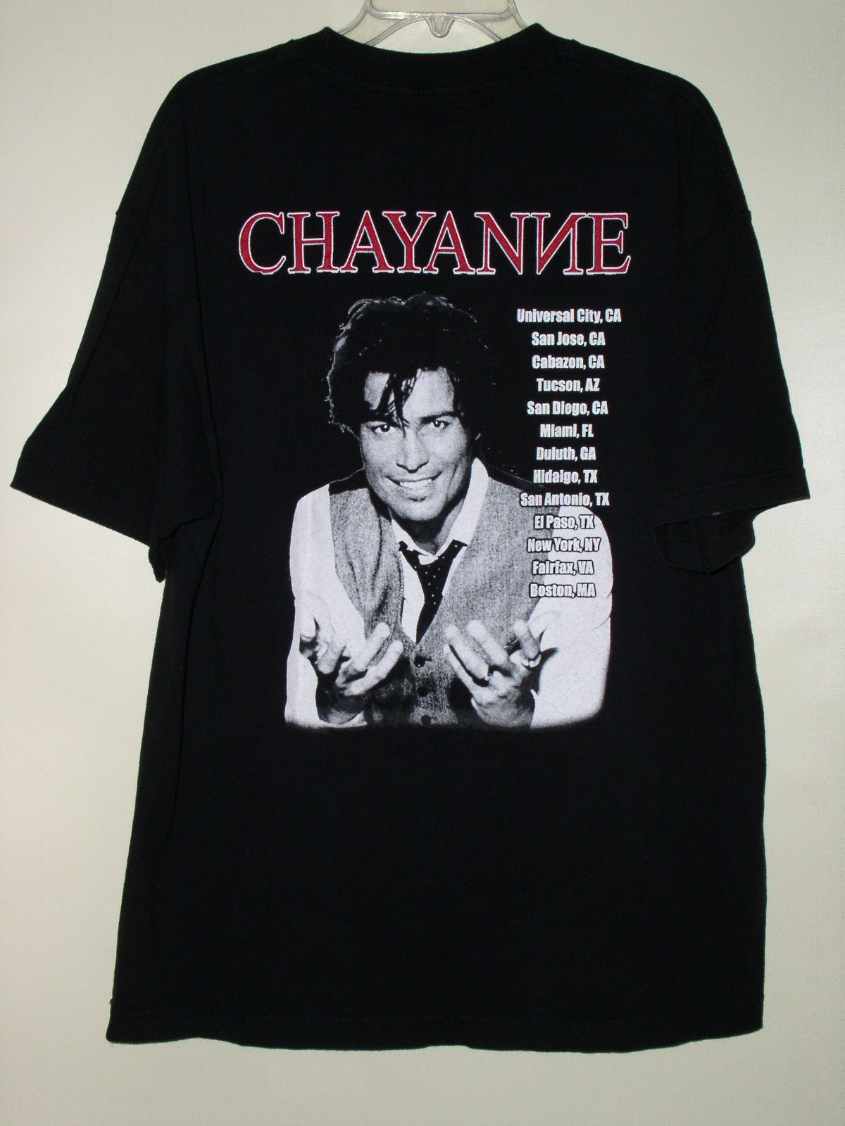 Vintage Chayanne Concert Tour T Shirt Vintage 2007 Latin Pop Size US XL / EU 56 / 4 - 2 Thumbnail