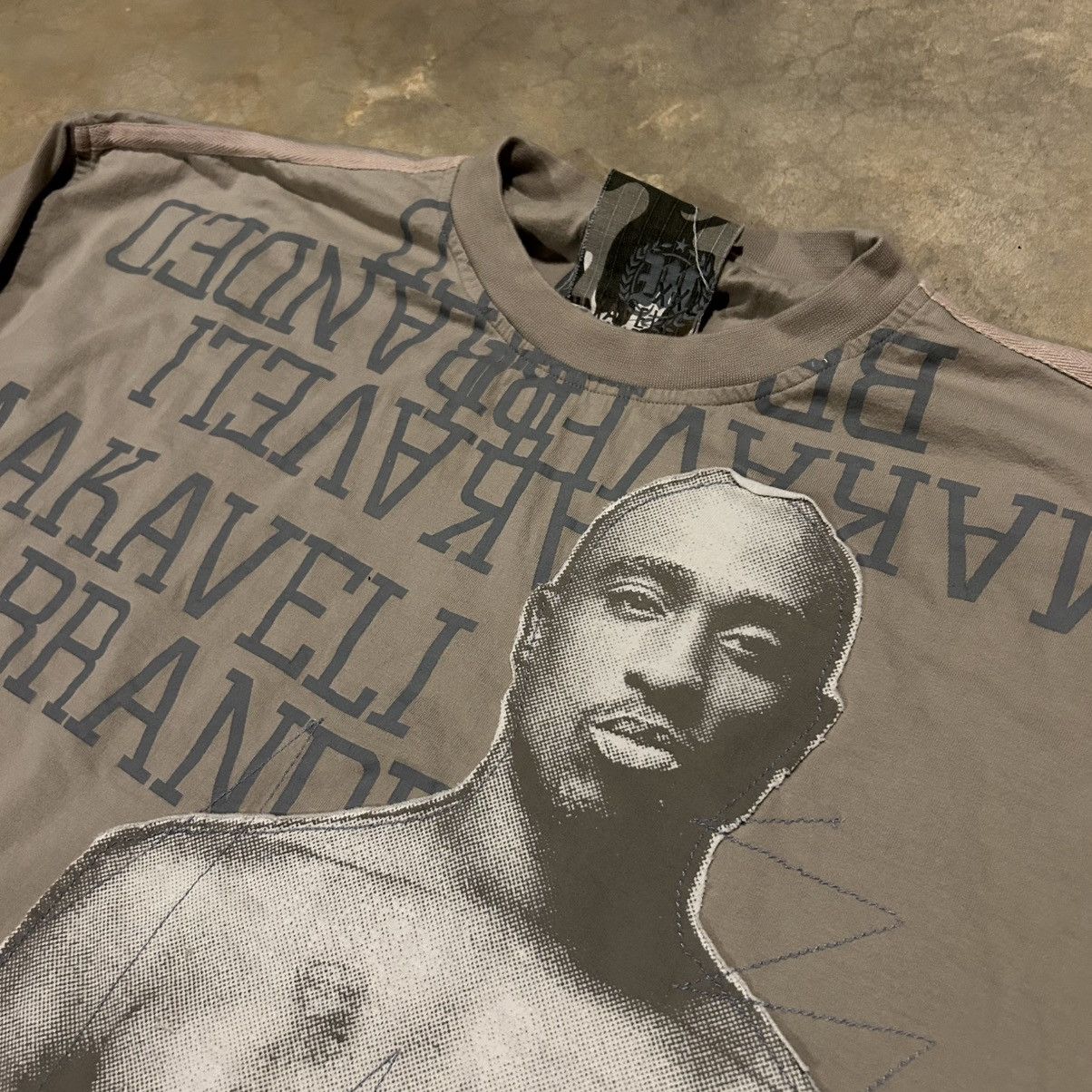 Makaveli × Rap Tees × Vintage Crazy Vintage Y2K Tupac Makaveli Branded Rap Longsleeve Tee Size US XXL / EU 58 / 5 - 4 Thumbnail