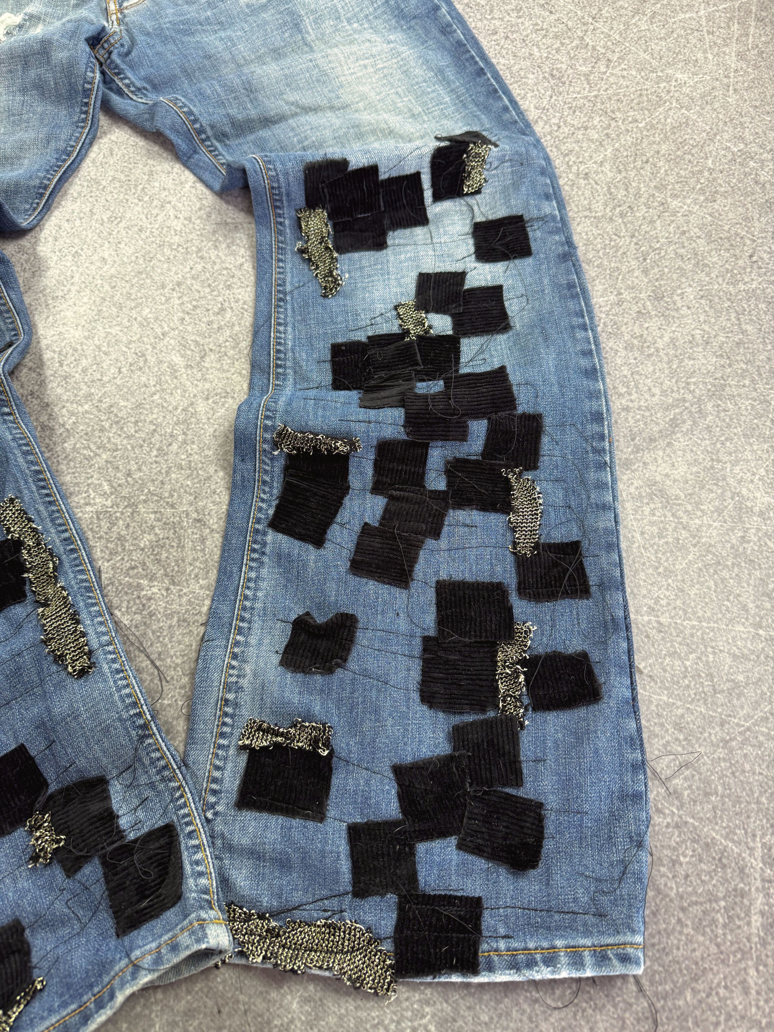 Vintage VTG Hysteric Glamour Balenci Style Washed Rare Jeans 90s Size US 30 / EU 46 - 5 Thumbnail