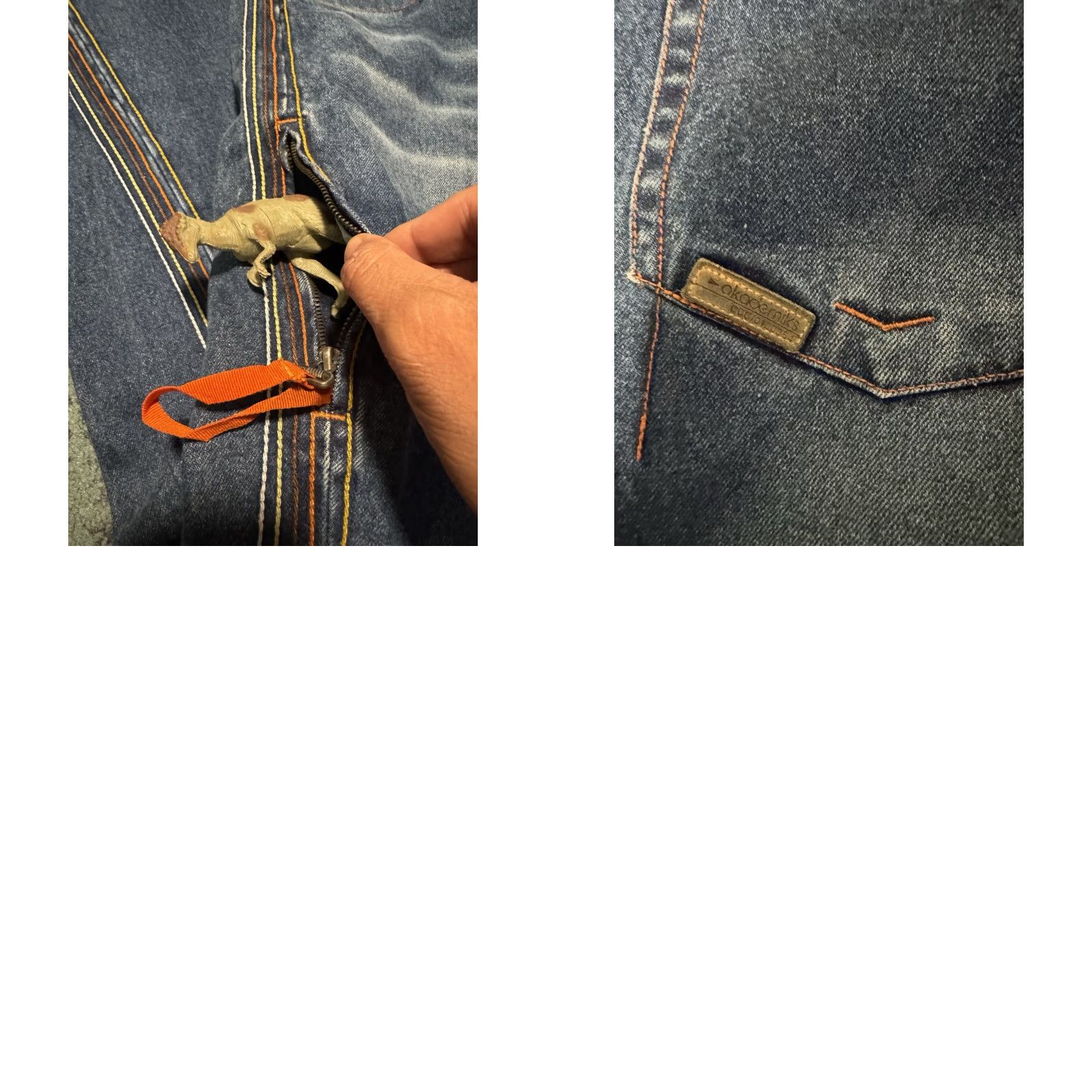 Akademiks VINTAGE Akademiks Jeans Mens 36x33 Blue Baggy Skater 90s Hip Hop Urban Y2K Jeans Men Blue 90s Hip Hop Vintage Urban Baggy Relaxed 36x33 Mens Size US 36 / EU 52 - 11 Thumbnail