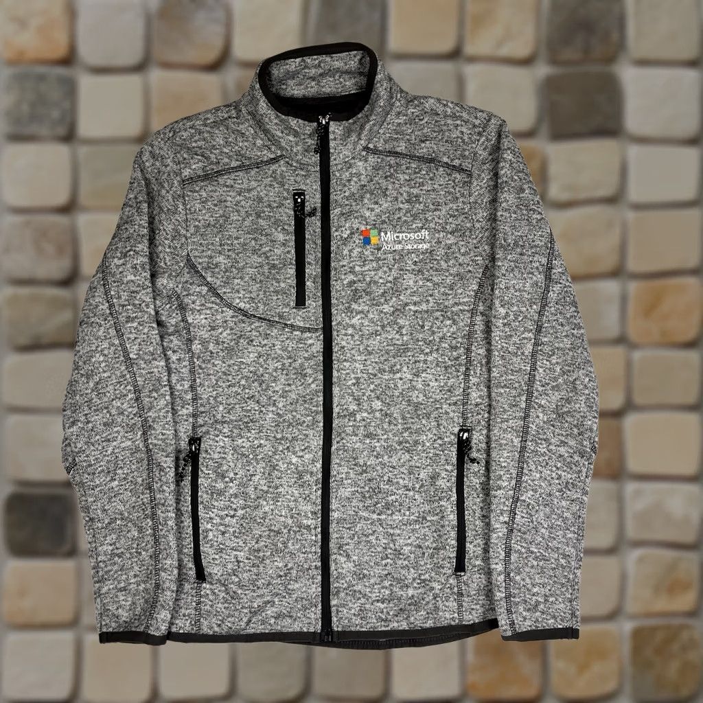 Primark Microsoft Azure Full Zip Jacket Mens S Grey Sweatshirt Size US S / EU 44-46 / 1 - 1 Thumbnail