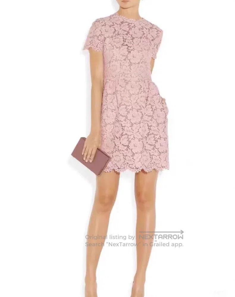 Valentino Valentino Lotus pink lace dress Size XS / US 0-2 / IT 36-38 - 8 Thumbnail