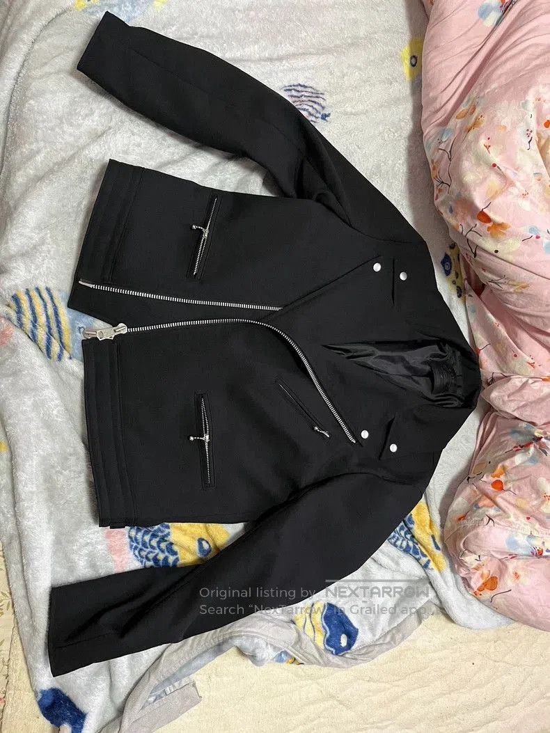 Yohji Yamamoto Yohji Yamamoto SYTE Black Biker Jacket . Size US L / EU 52-54 / 3 - 1 Thumbnail