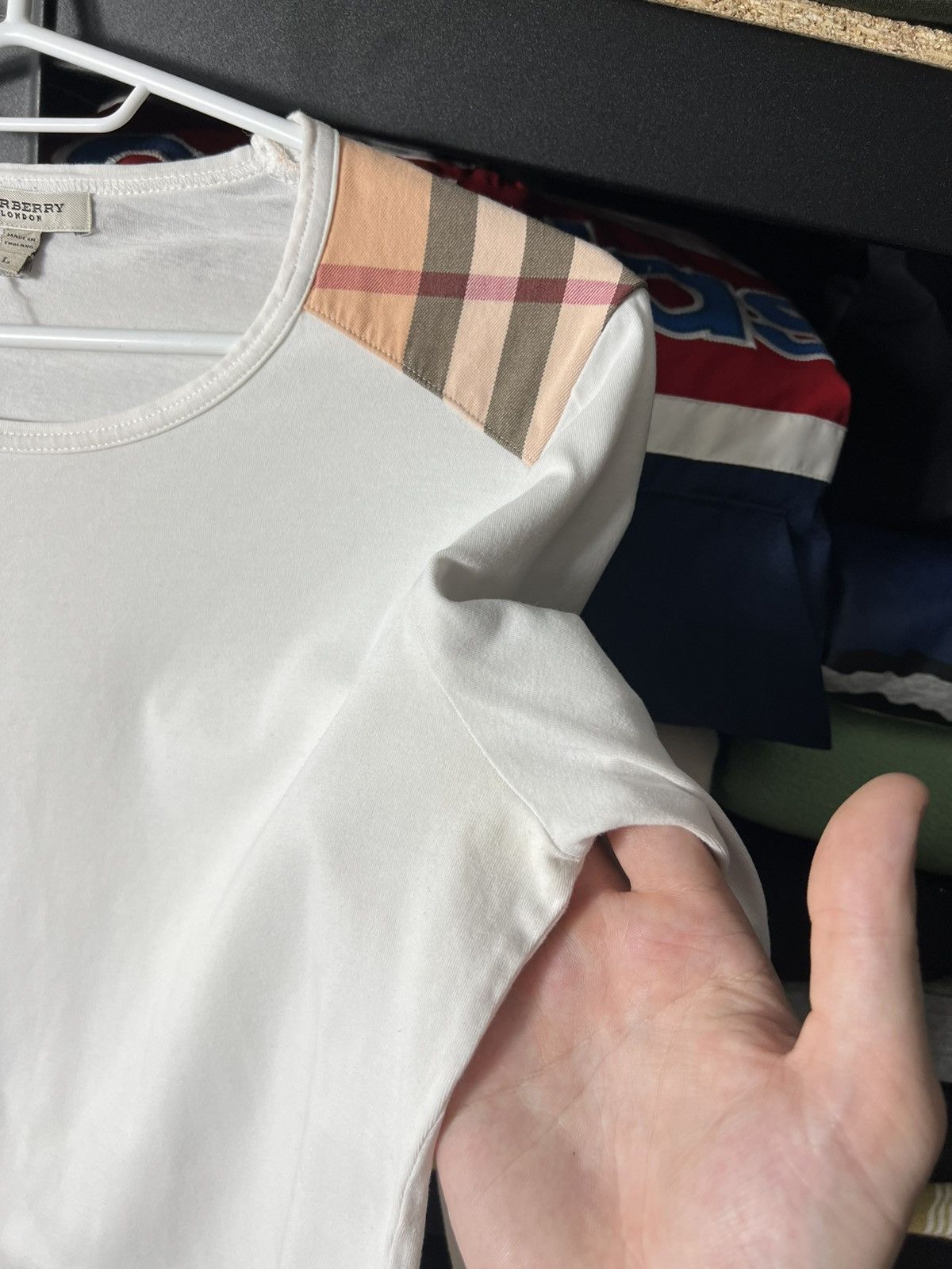 Burberry Vintage Burberry Women’s Long Sleeve Size L 🇬🇧 Size L / US 10 / IT 46 - 6 Thumbnail