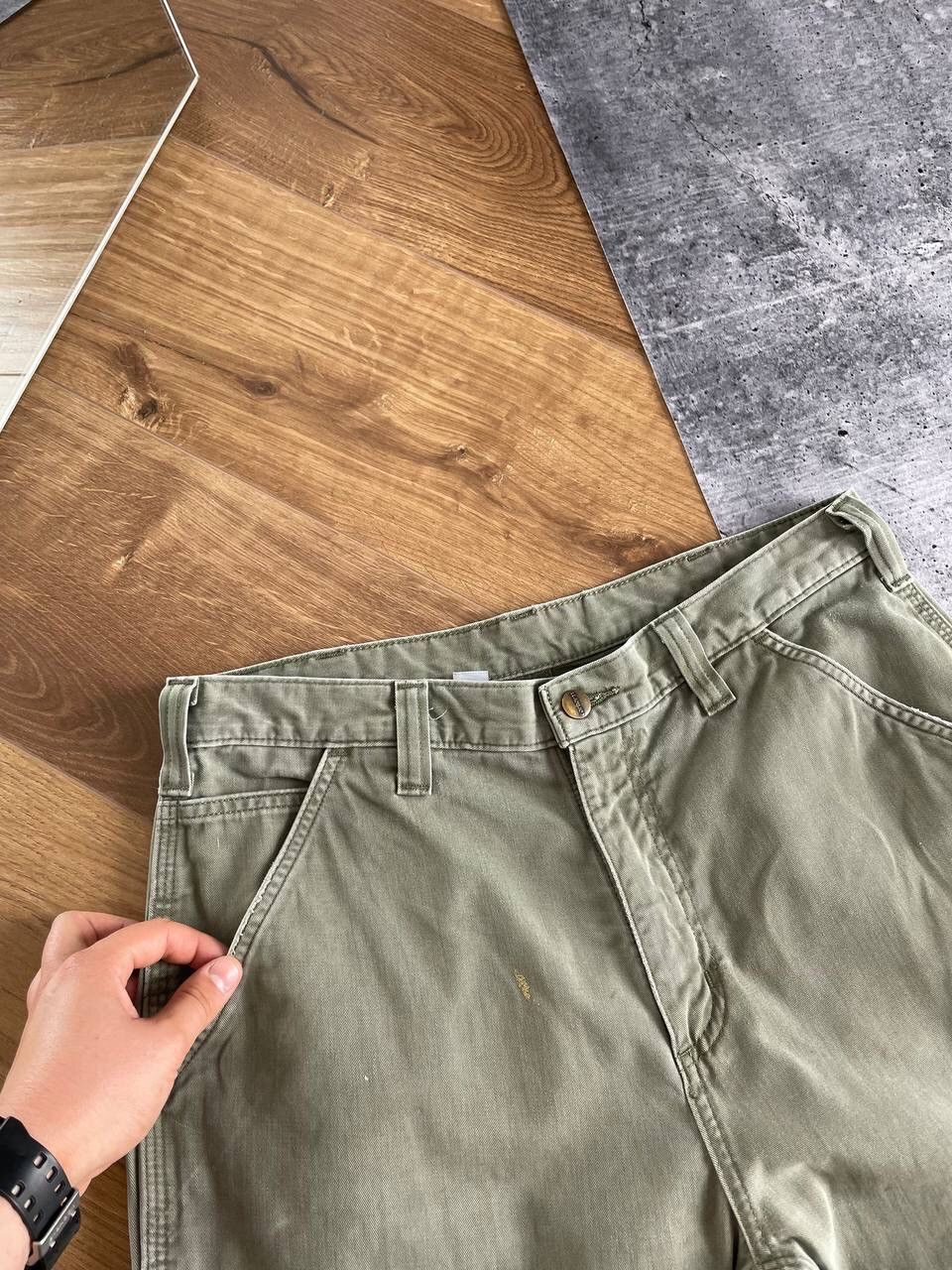 Carhartt × Vintage Vintage Carhartt Y2K Single Knee Carpenter Distressed Pants Size US 33 - 12 Thumbnail