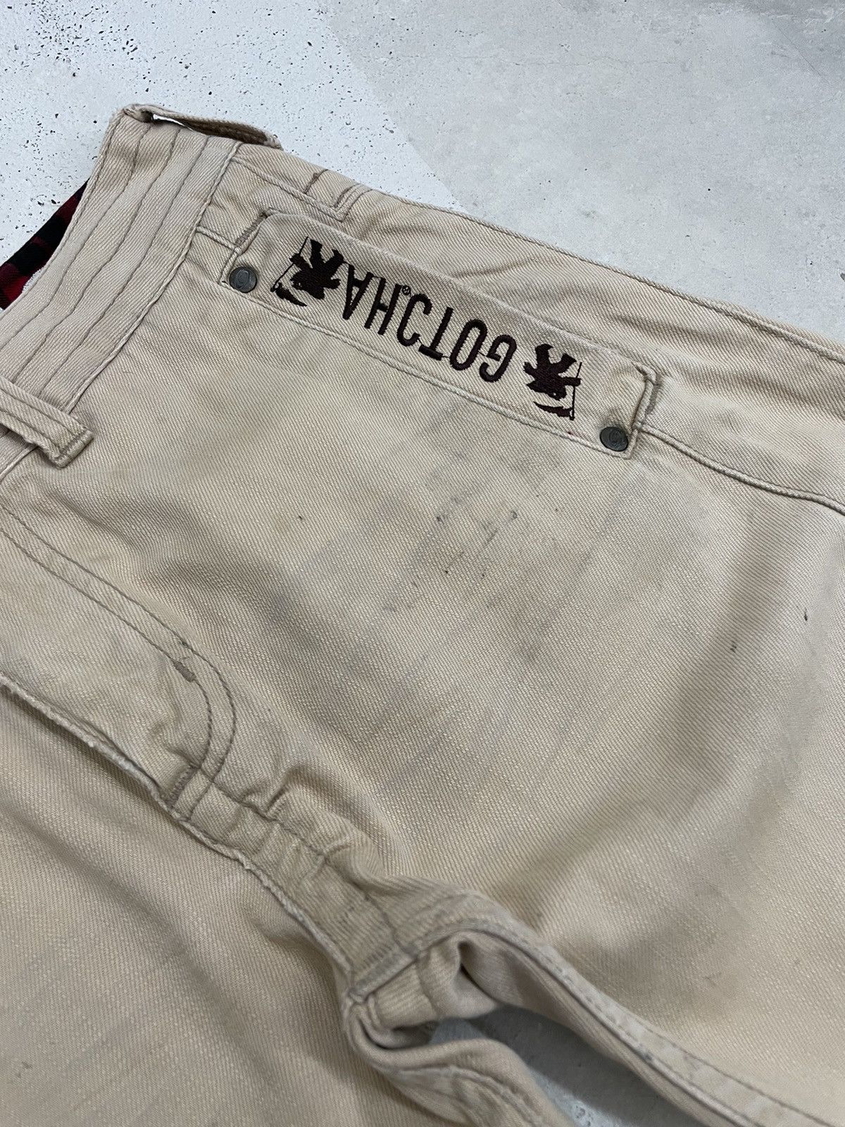 Gotcha Gotcha Surf Y2K Style Hawaii Design Oil Mark Pants Size US 31 - 10 Thumbnail
