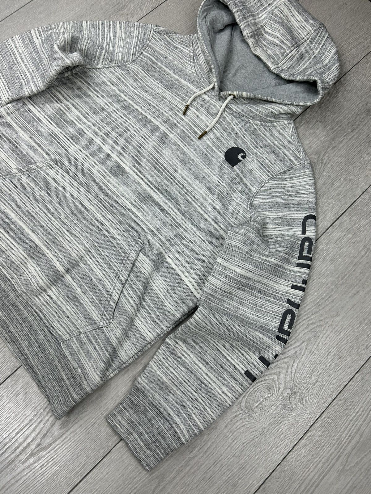 Carhartt × Vintage Carhartt Vintage Hoodie Grey Size S - M Size US S / EU 44-46 / 1 - 2 Thumbnail