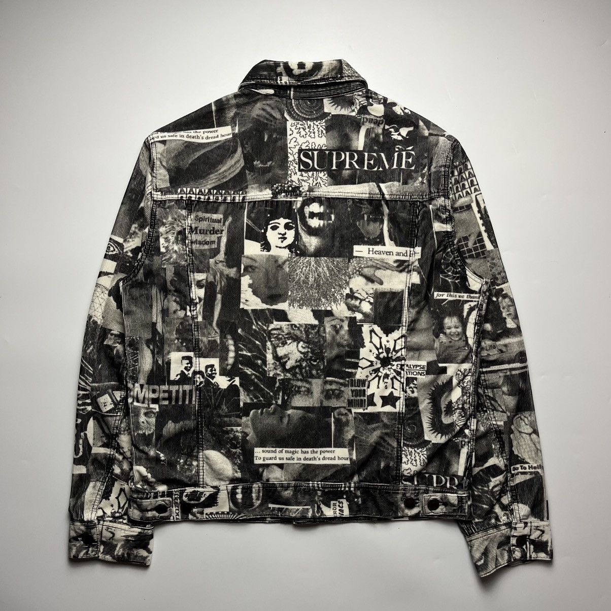 Supreme Supreme SS18 - Vibrations Corduroy Trucker Jacket Size US S / EU 44-46 / 1 - 2 Thumbnail