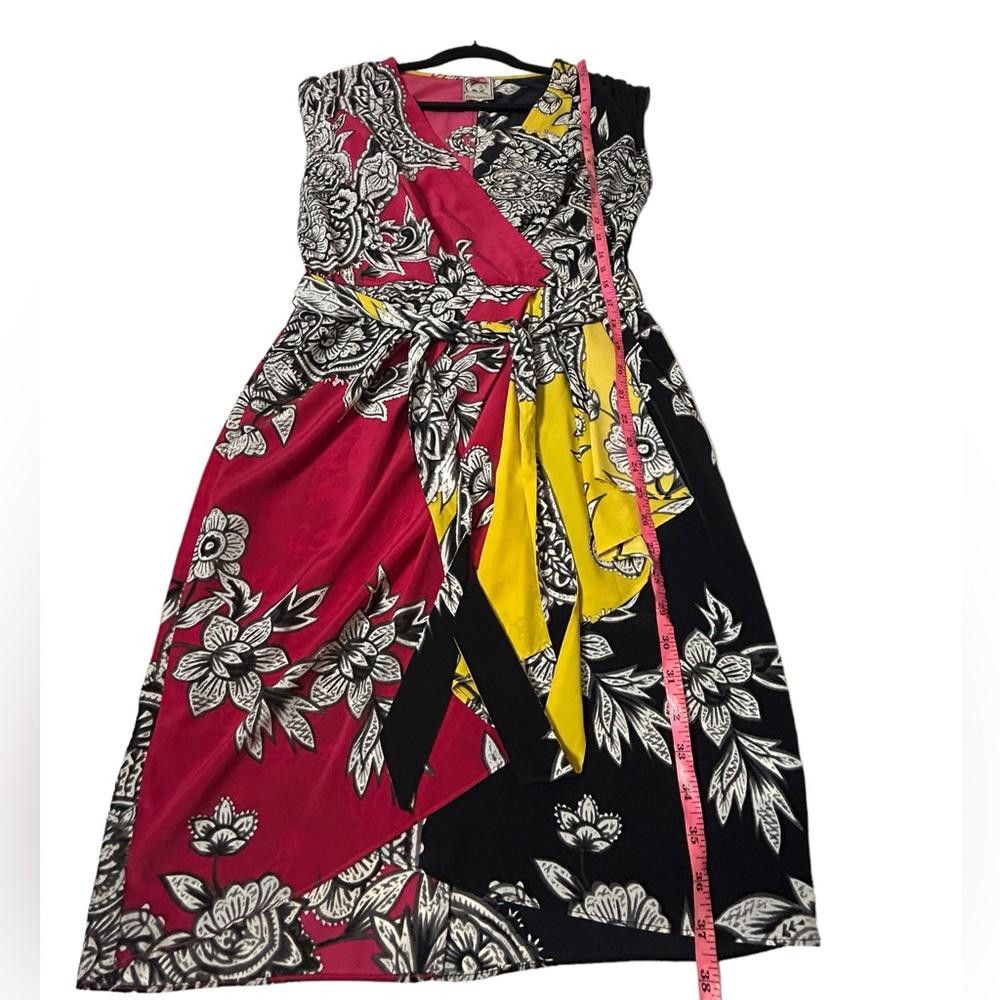 Designer Yoana Baraschi l Multicolored Floral Sheath Dress 6 Size M / US 6-8 / IT 42-44 - 6 Thumbnail