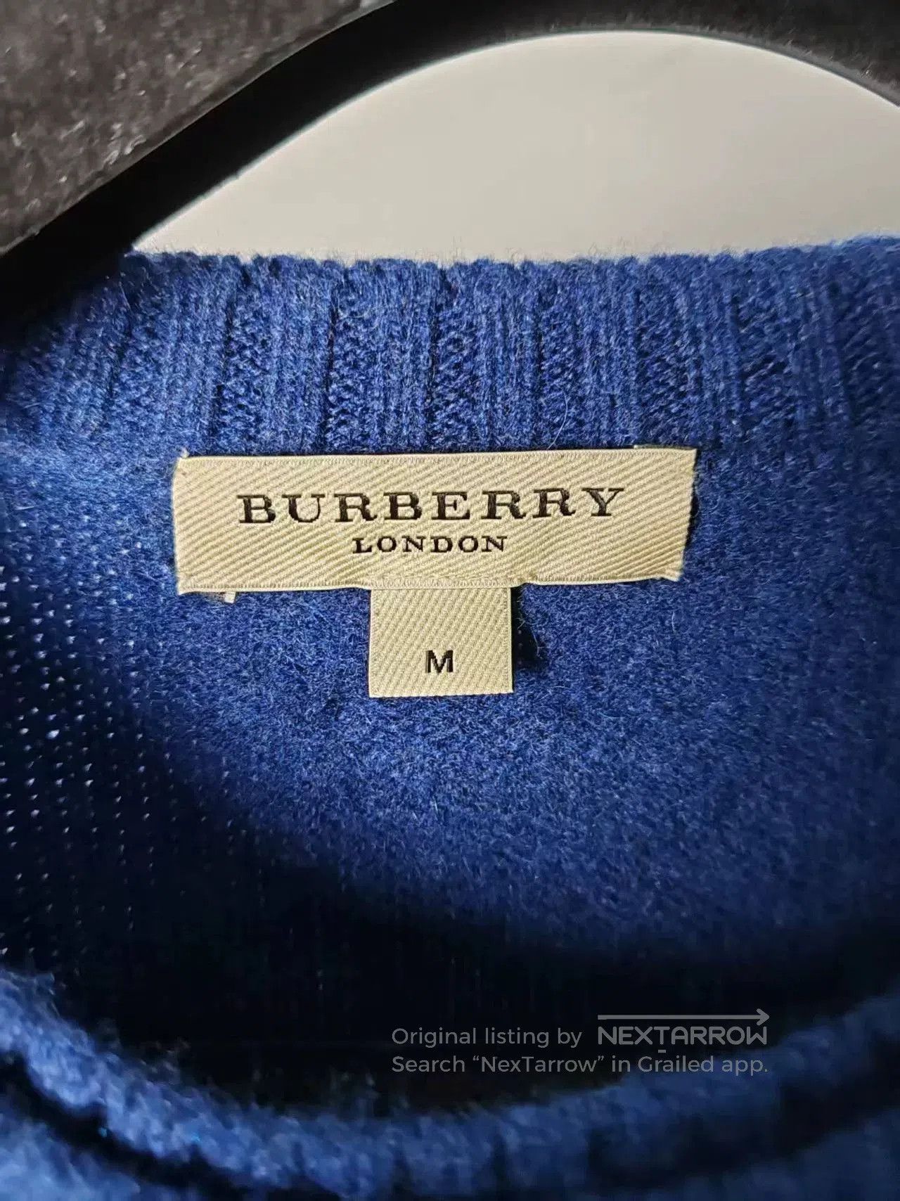 Burberry Authentic Burberry Wool Knitted Sweater. Size US M / EU 48-50 / 2 - 3 Thumbnail