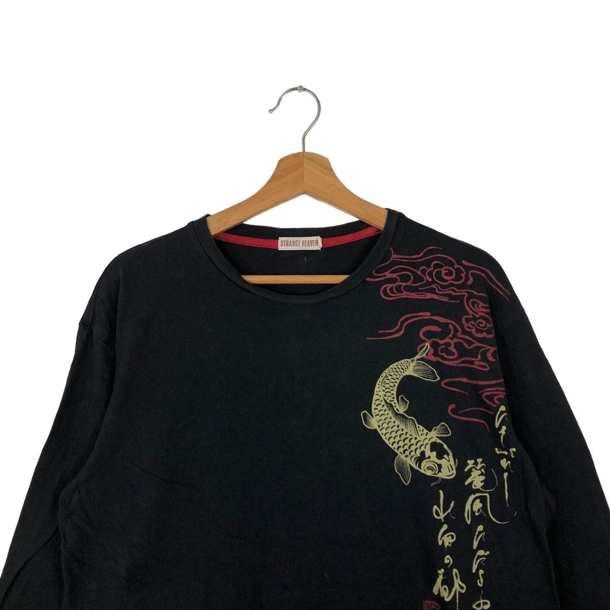 Japanese Brand 🔥RARE STRANGE HEAVEN LONG SLEEVE SUKAJAN SHIRT BIG LOGO Size US L / EU 52-54 / 3 - 2 Thumbnail